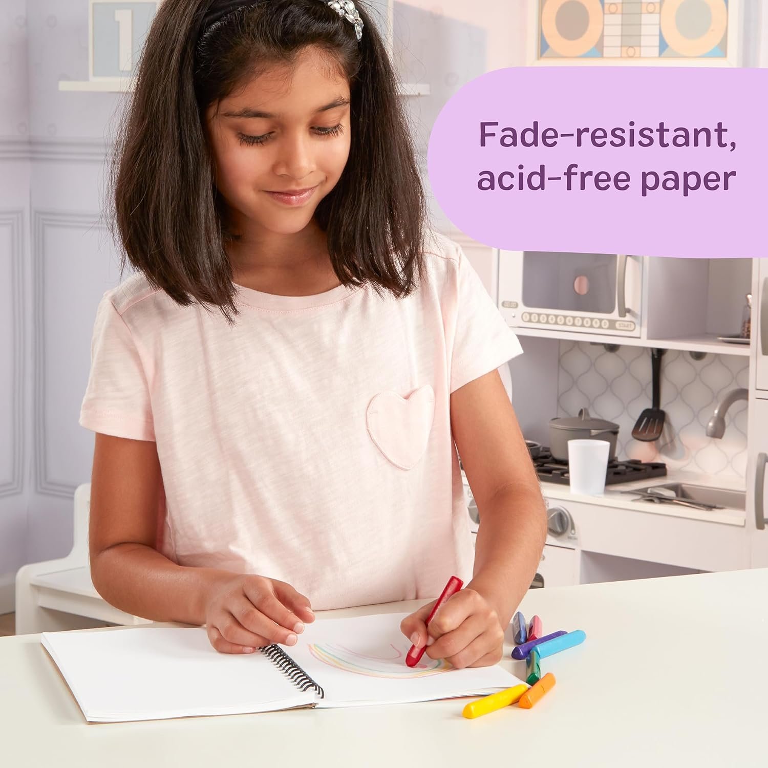 Melissa & Doug Mini-Sketch Pad, Spiral-Bound Drawi... - Image 6