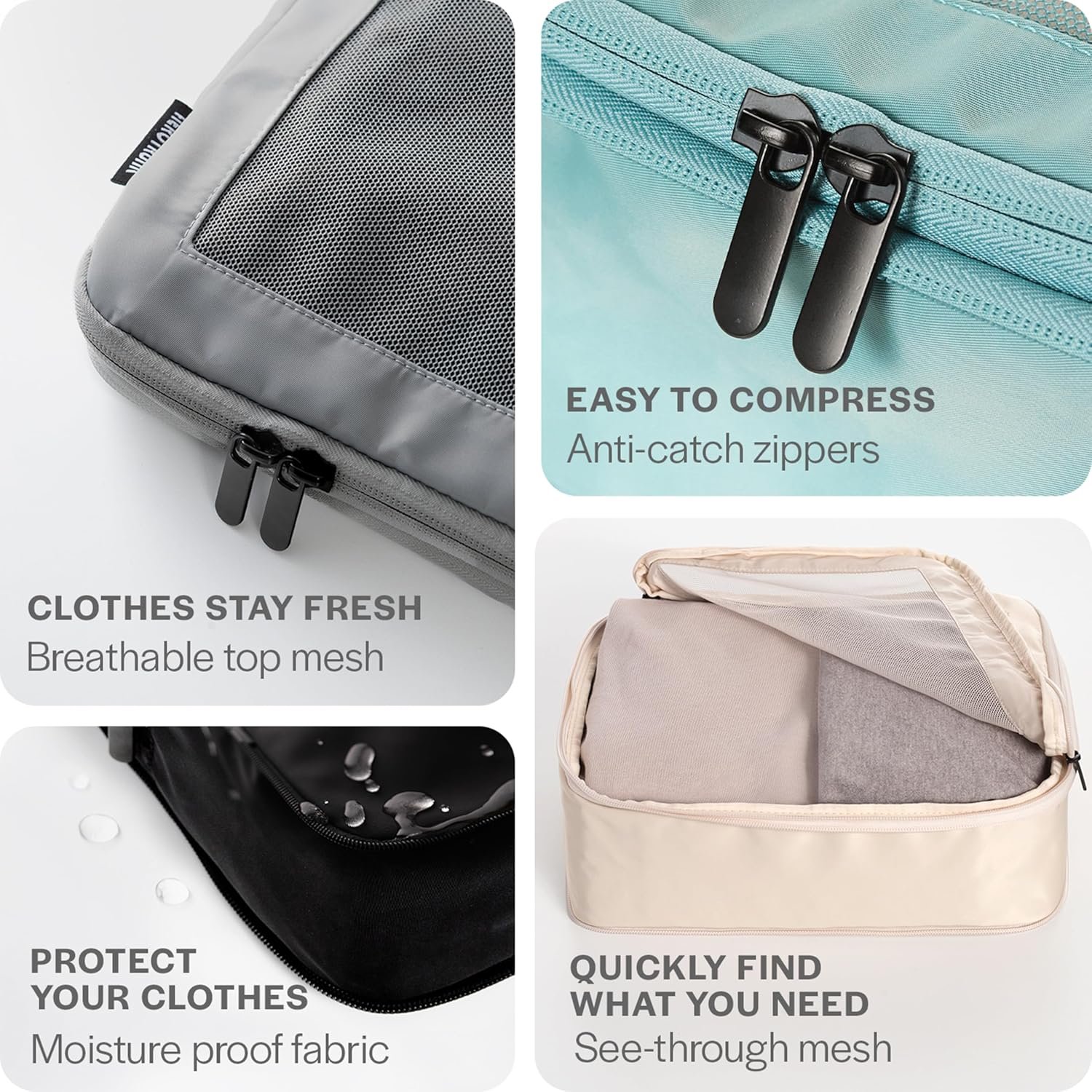 Aerotrunk Compression Packing Cubes for Travel - L... - Image 7