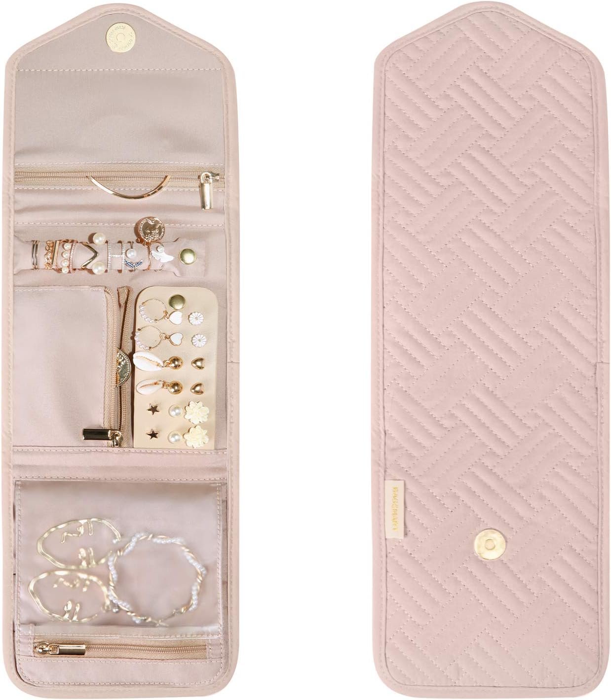 BAGSMART Travel Jewelry Organizer Case Foldable Sm... - Image 10