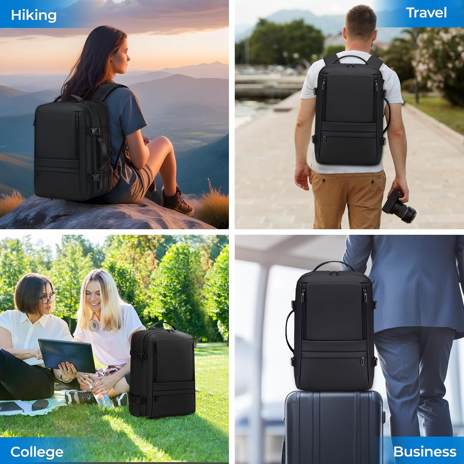 Carry On Travel Backpack for Airplanes | 35L Suitc... - Image 7