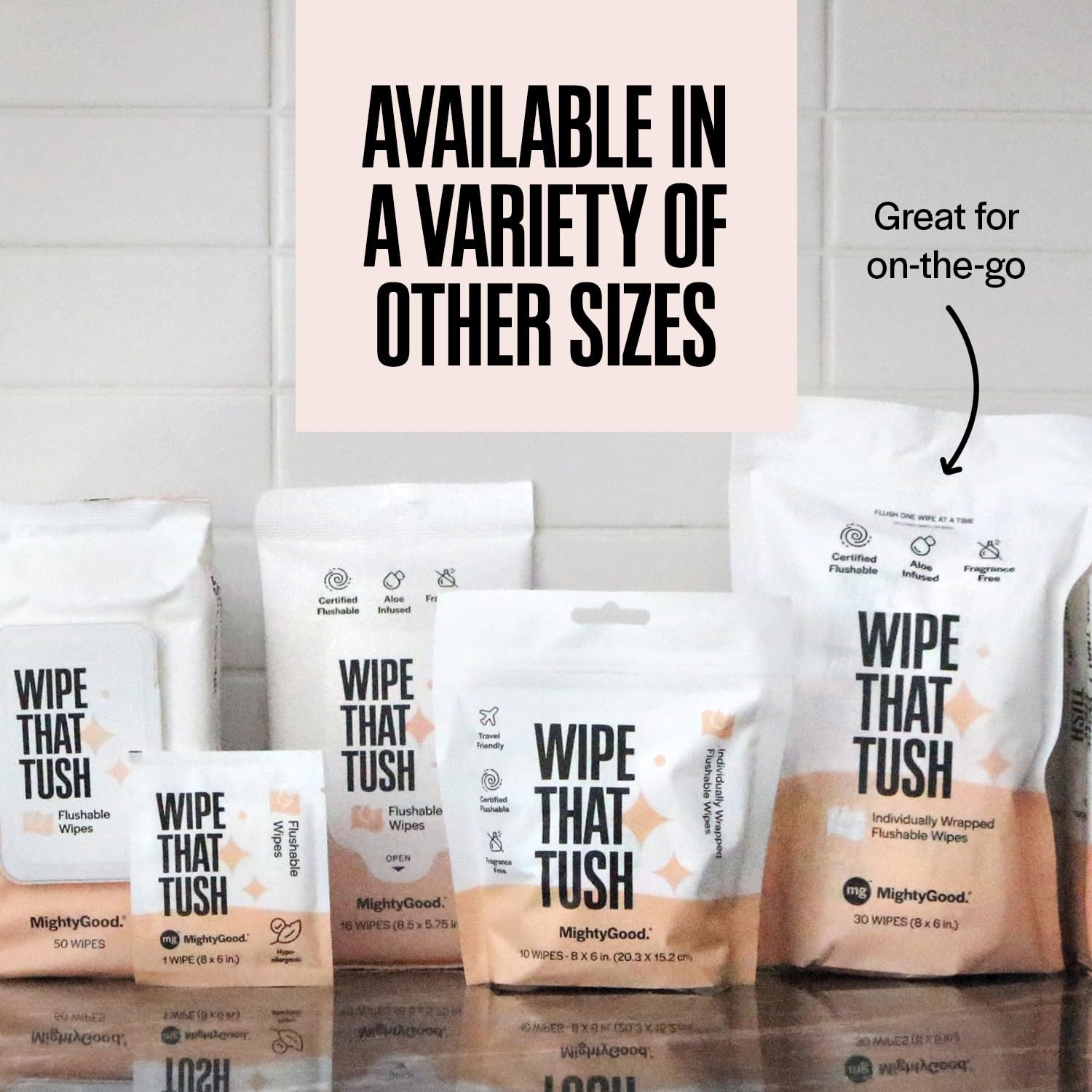 Wipe That Tush On-The-Go Flushable Wipes - 1 Pack ... - Image 9