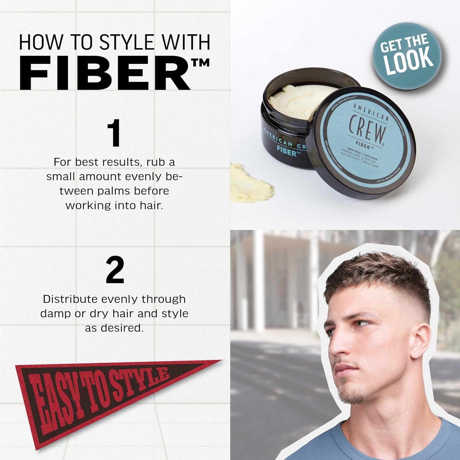 American Crew Men's Hair Fiber, Like Styling Gel w... - Image 6