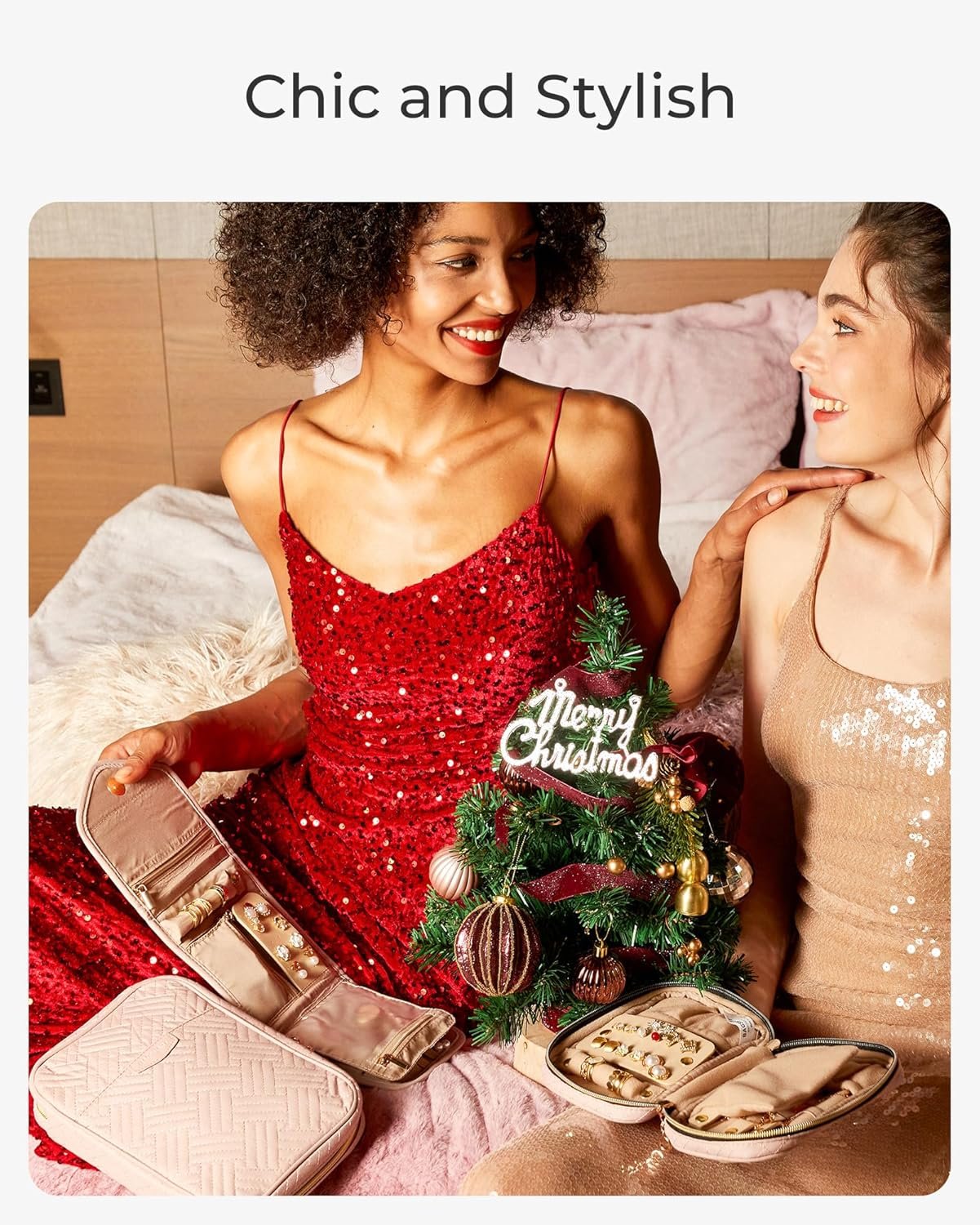 BAGSMART Travel Jewelry Organizer Case Foldable Sm... - Image 8