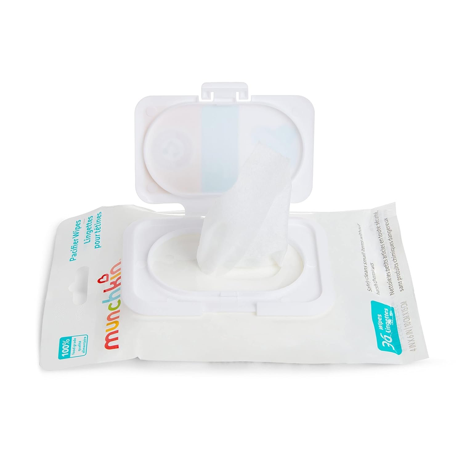 Munchkin Arm & Hammer Pacifier Wipes - Safely Clea... - Image 7