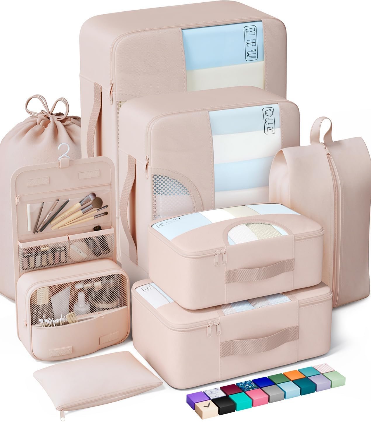 Veken 8 Set Packing Cubes, Cruise Ship Travel Esse... - Image 5