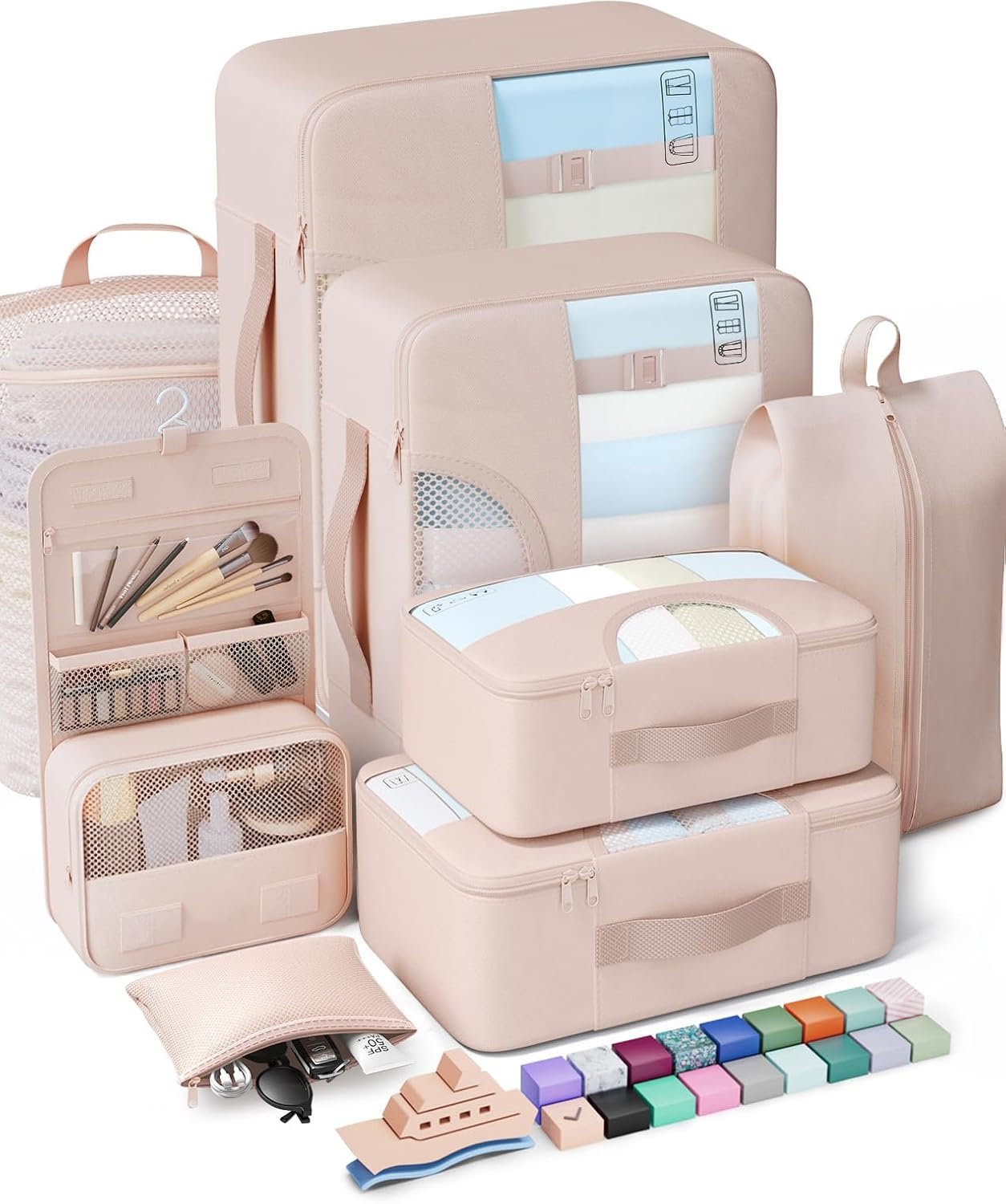Veken 8 Set Packing Cubes, Cruise Ship Travel Esse... - Image 2