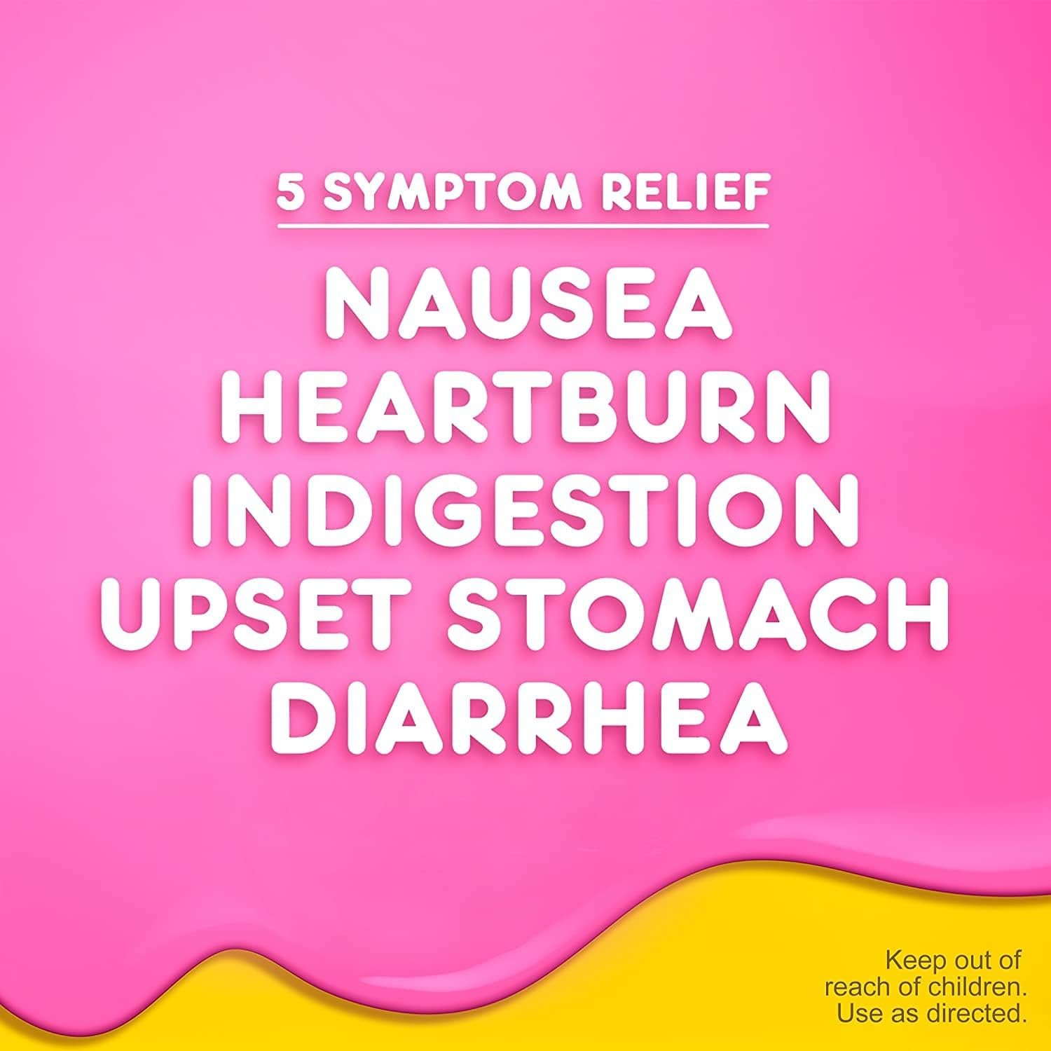 Pepto Bismol Chewable Tablets, Upset Stomach Relie... - Image 5
