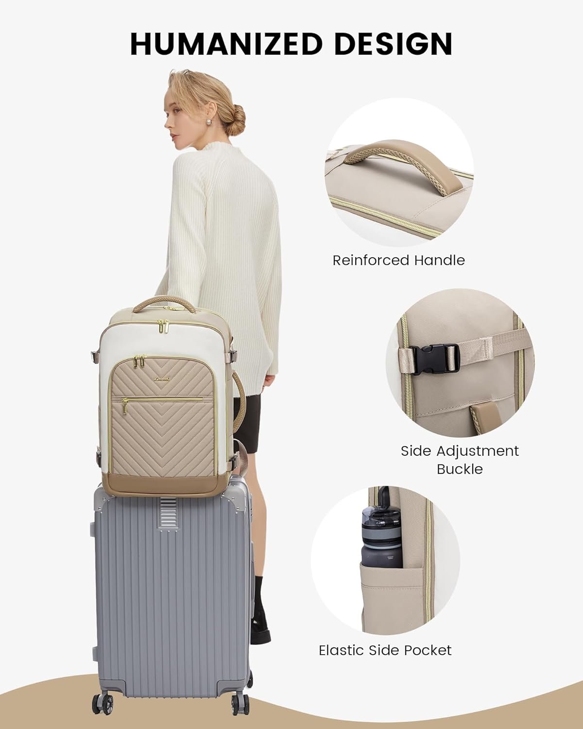 LOVEVOOK Large Travel Backpack for Women, TSA Carr... - Image 10