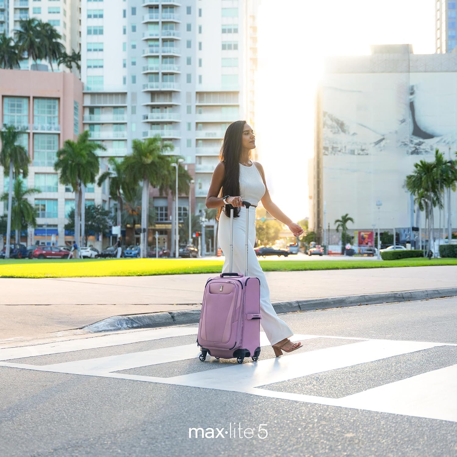 Travelpro Maxlite 5 Softside Expandable Luggage wi... - Image 8