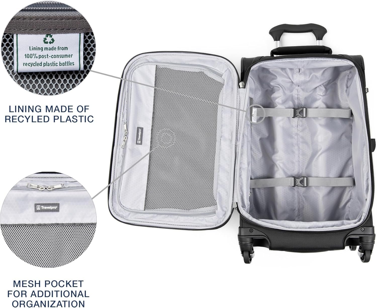 Travelpro Maxlite 5 Softside Expandable Luggage wi... - Image 7