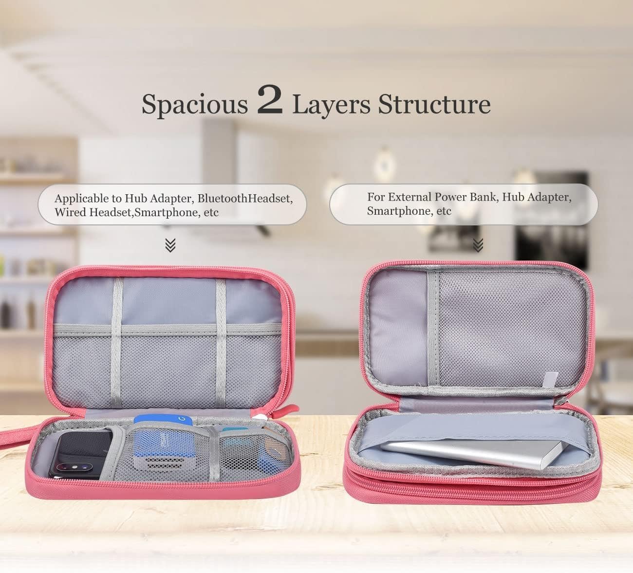 CAOODKDK Electronic Organizer Travel USB Cable Acc... - Image 6