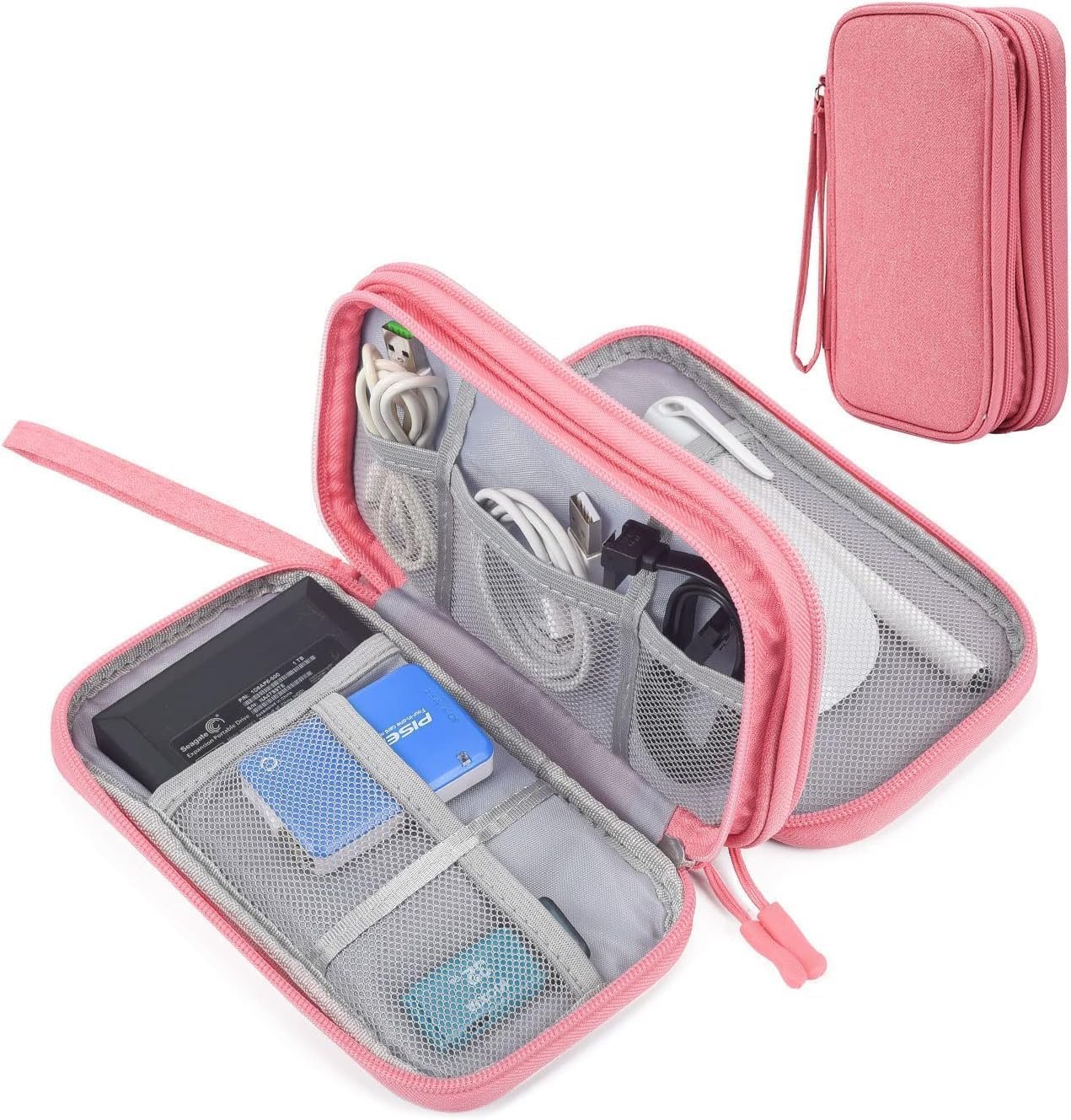 CAOODKDK Electronic Organizer Travel USB Cable Acc... - Image 3