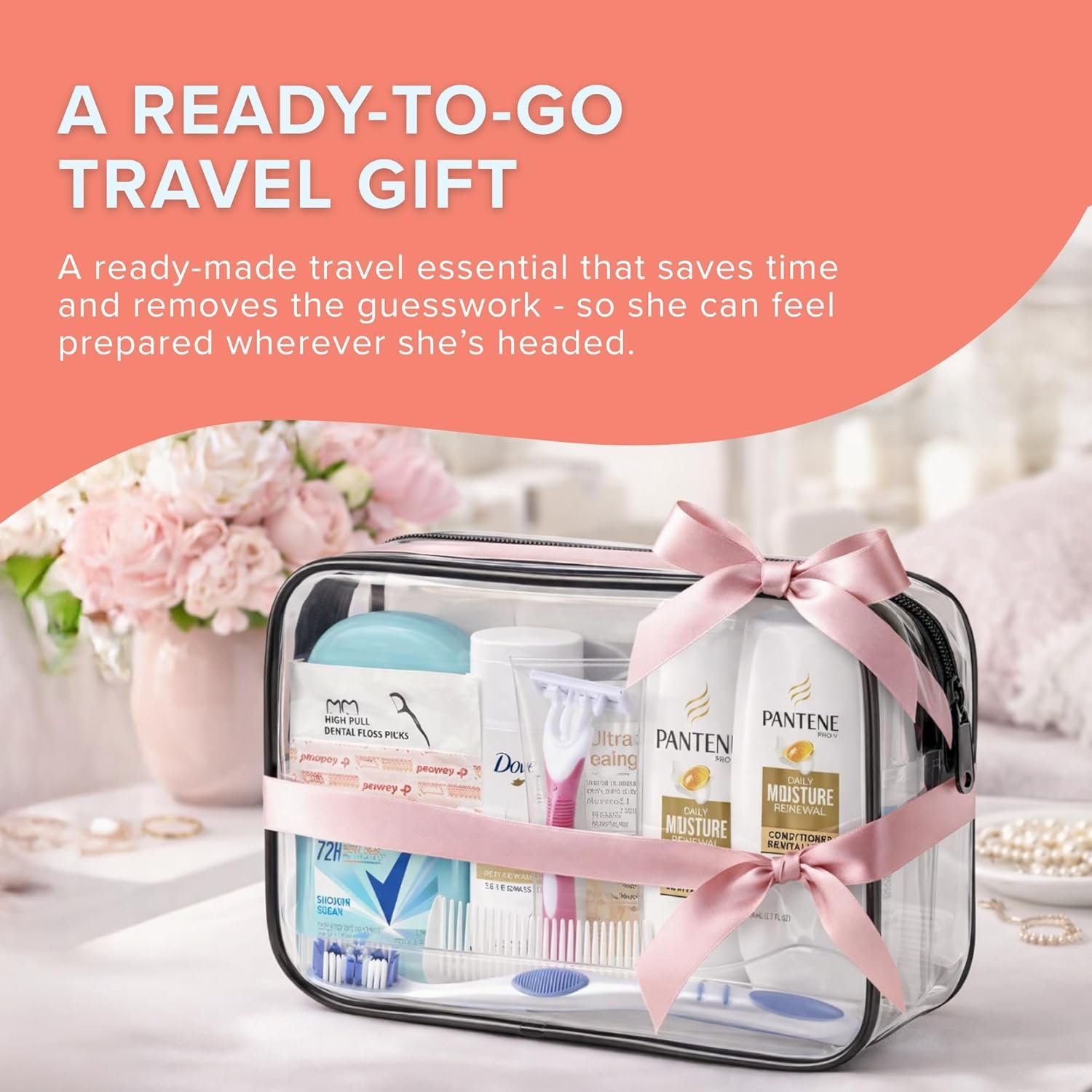 15 Piece Set Women’s Travel & Hygiene Kit with Cle... - Image 9
