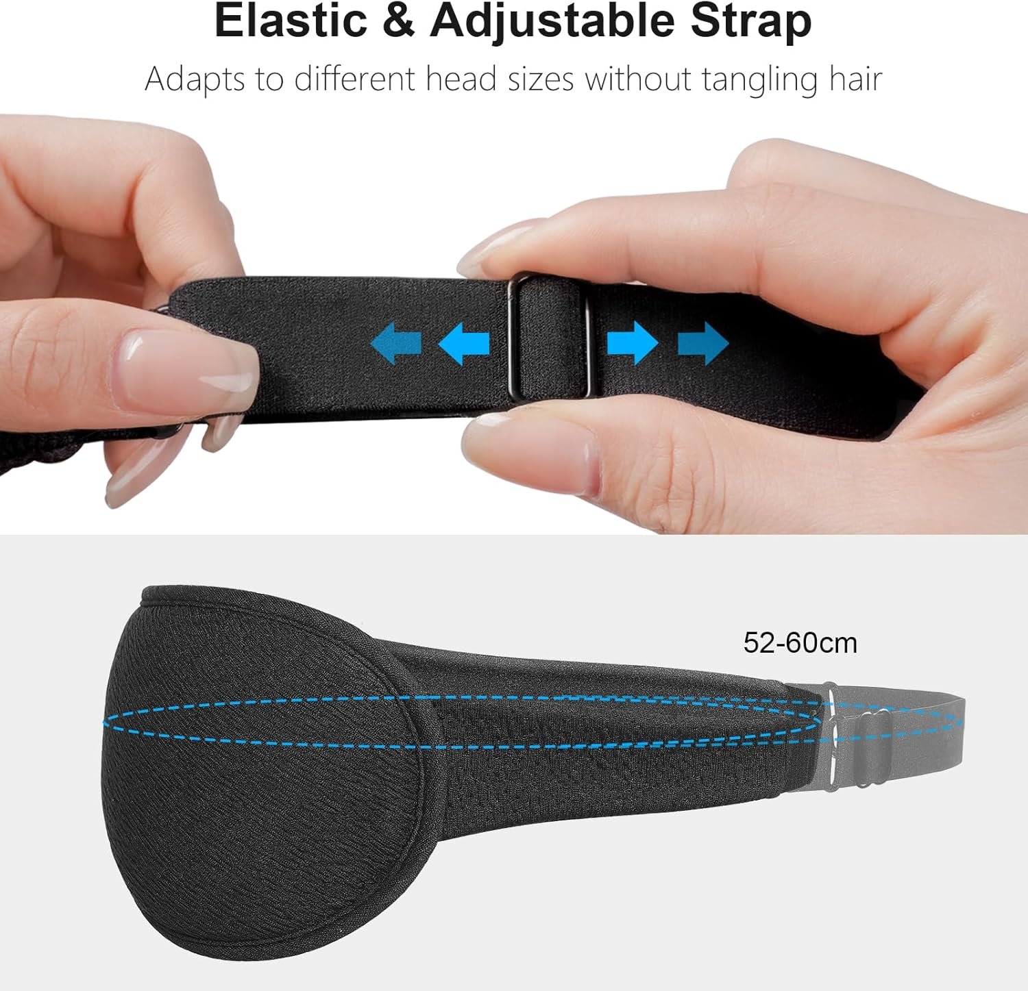 Gritin 100% Blackout Sleep Eye Mask for Women Men,... - Image 8