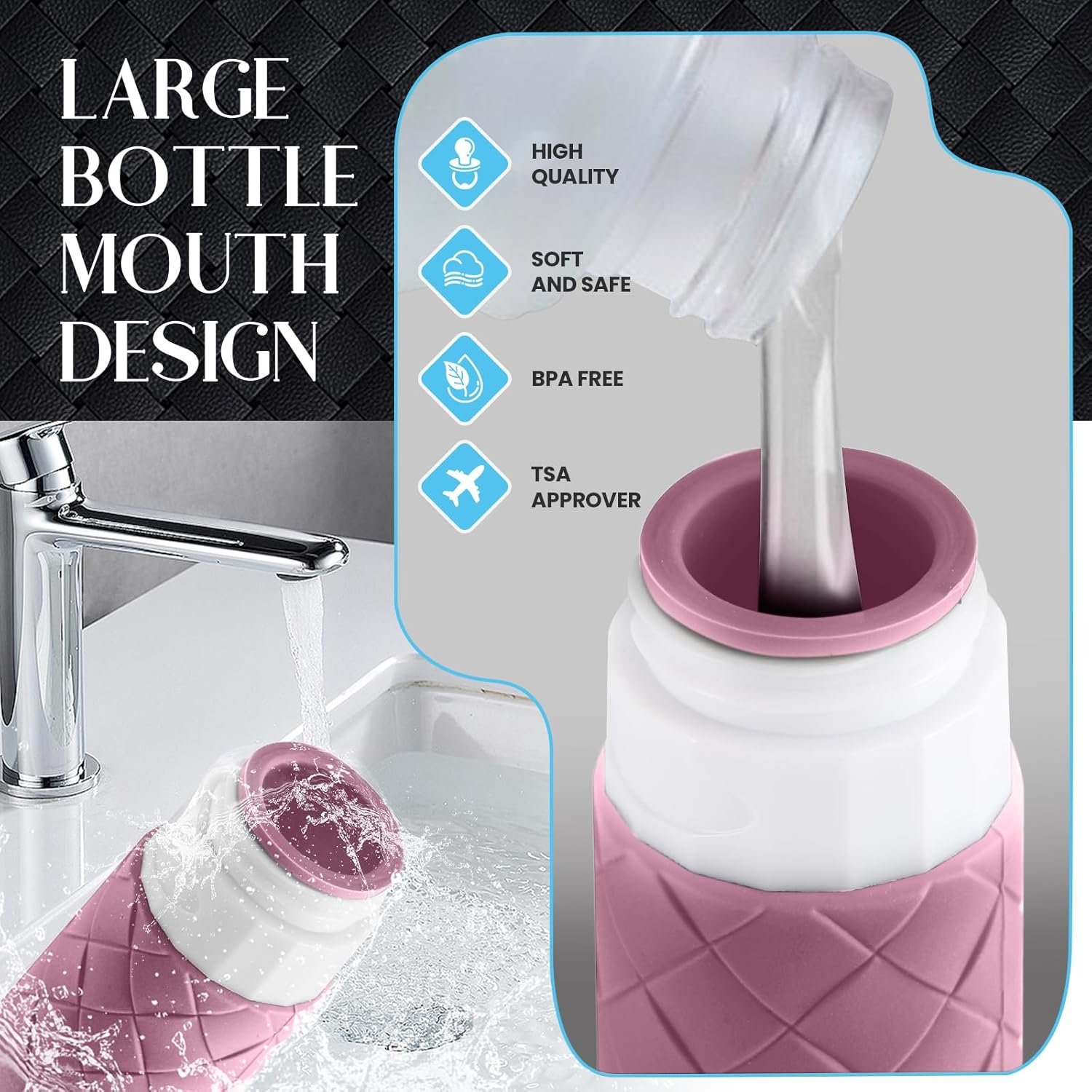 Silevoler Travel Bottles for Toiletries, TSA Appro... - Image 7