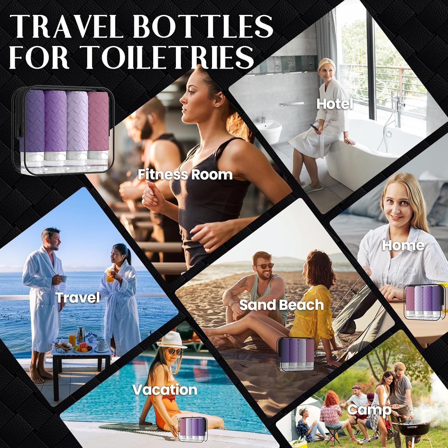 Silevoler Travel Bottles for Toiletries, TSA Appro... - Image 8
