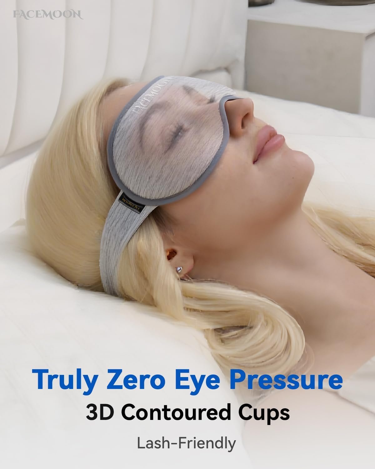 Weighted Eye Mask for Sleeping - 3D Blackout Sleep... - Image 4