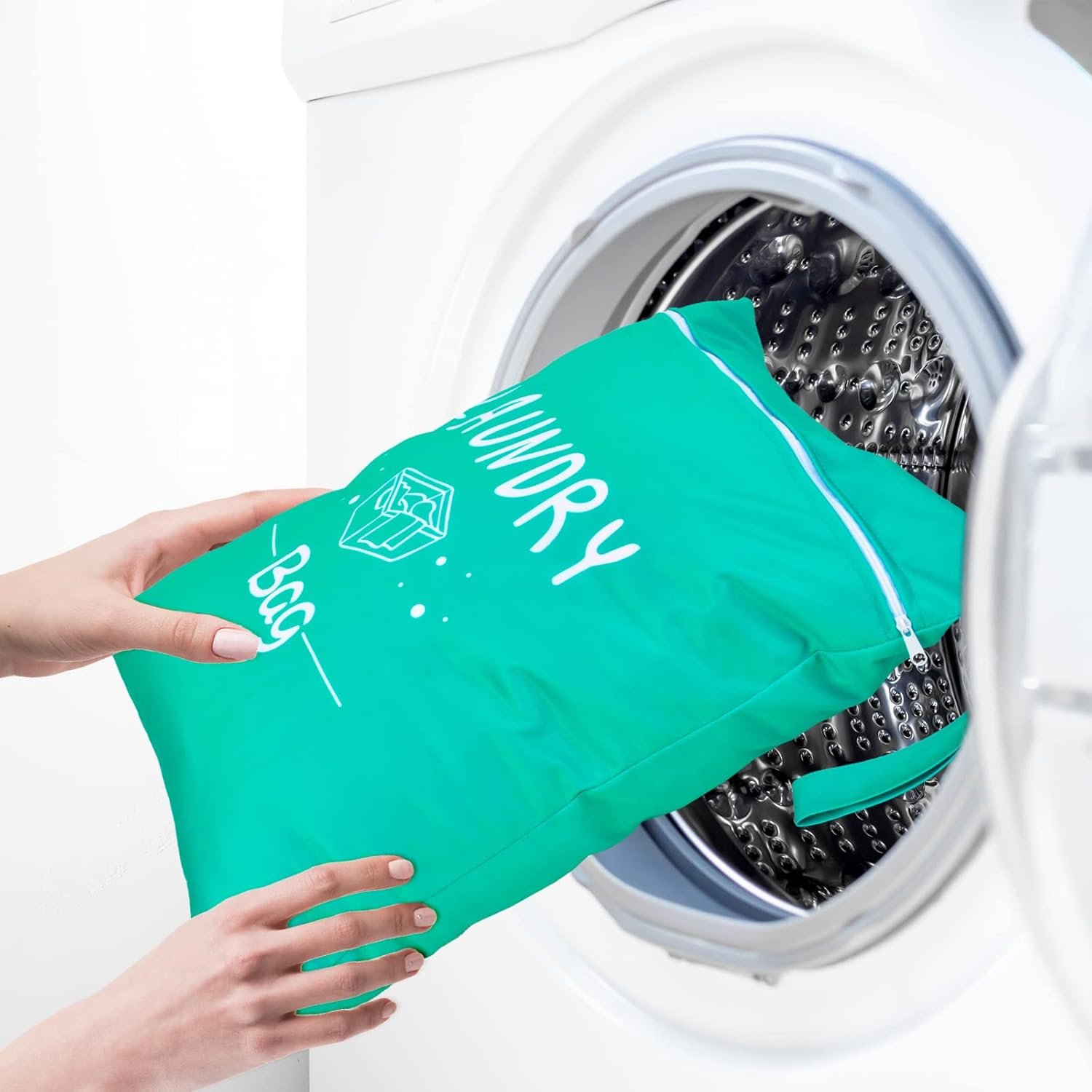 2 Pcs Large Travel Laundry Bags - Waterproof Wet/D... - Image 6