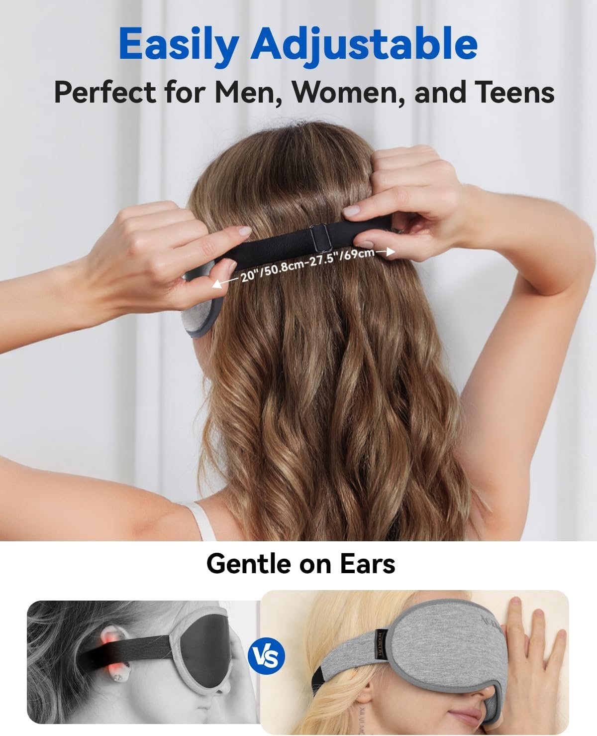 Weighted Eye Mask for Sleeping - 3D Blackout Sleep... - Image 5