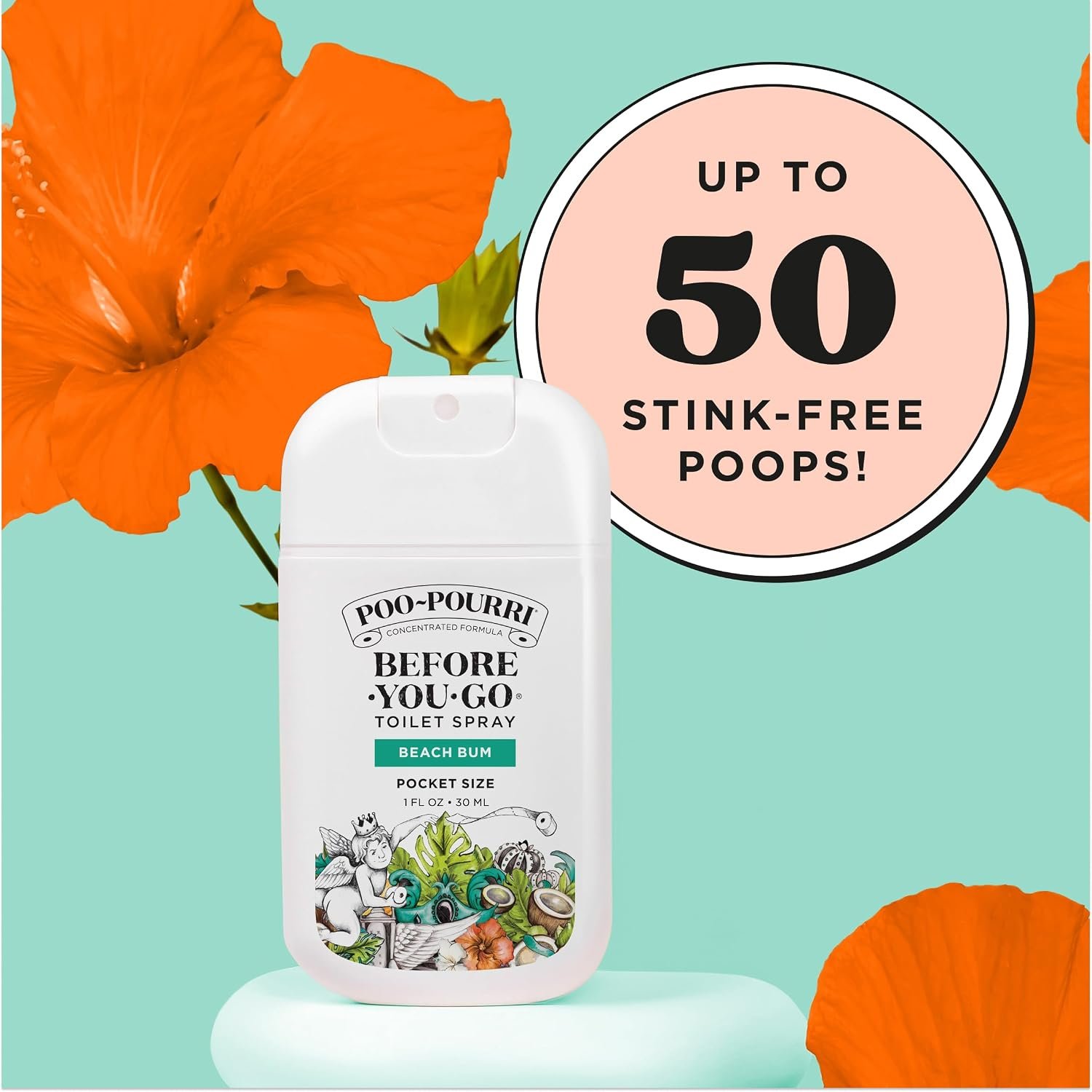 Poo-Pourri Before-You-Go Pocket Toilet Spray, Trav... - Image 8