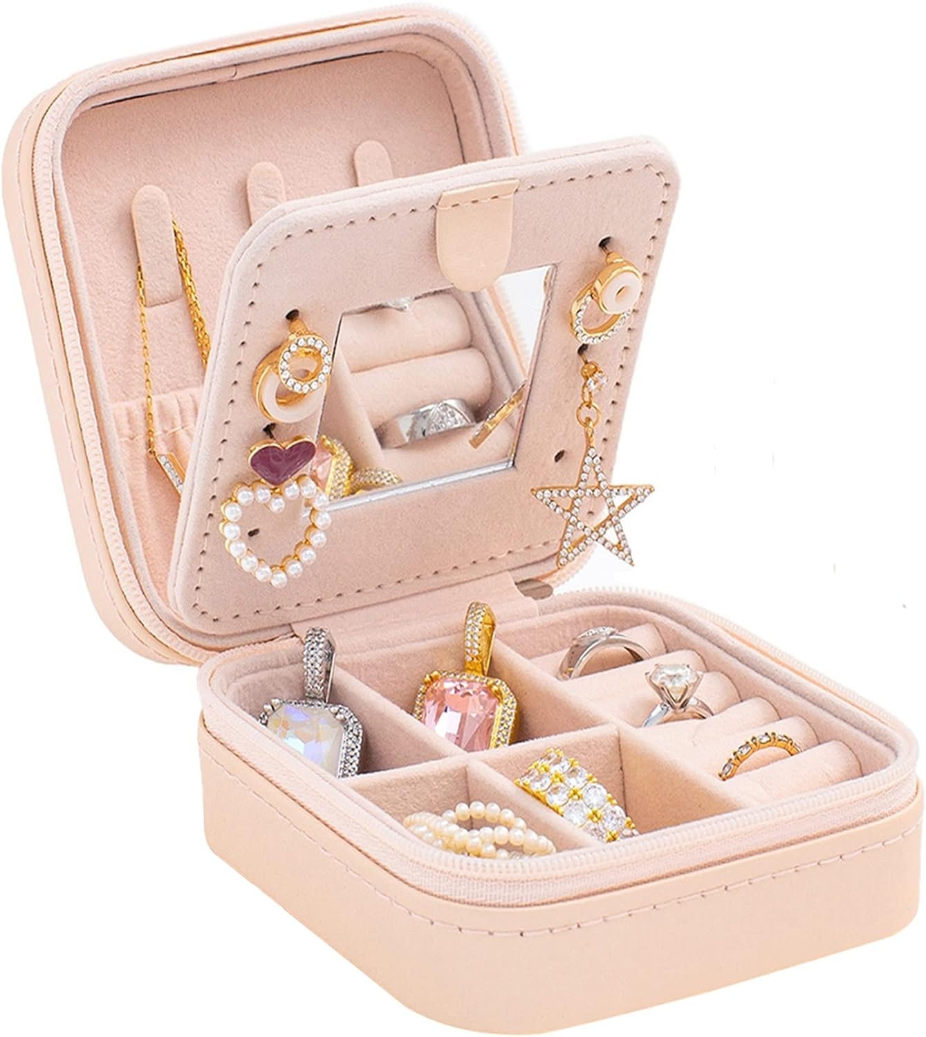 KElofoN Travel jewelry case Travel jewelry box Tra... - Image 2