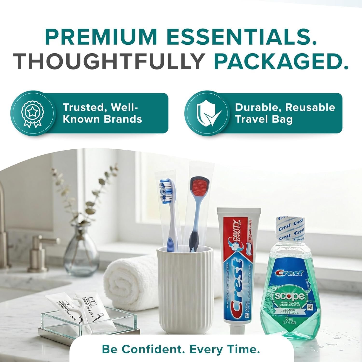 Toothpaste and Toothbrush Set- 6 Piece Dental Care... - Image 4