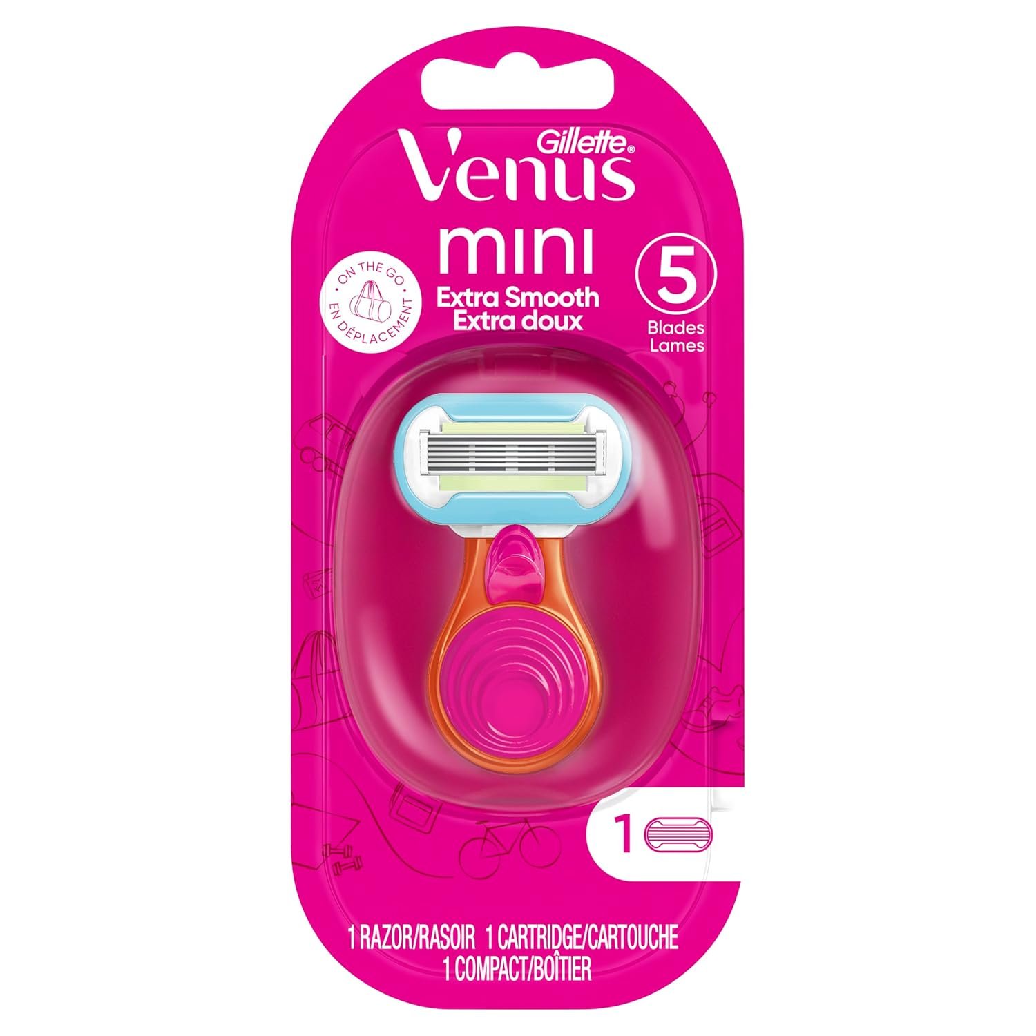 Gillette Venus Extra Smooth Travel Razor Kit for W... - Image 10
