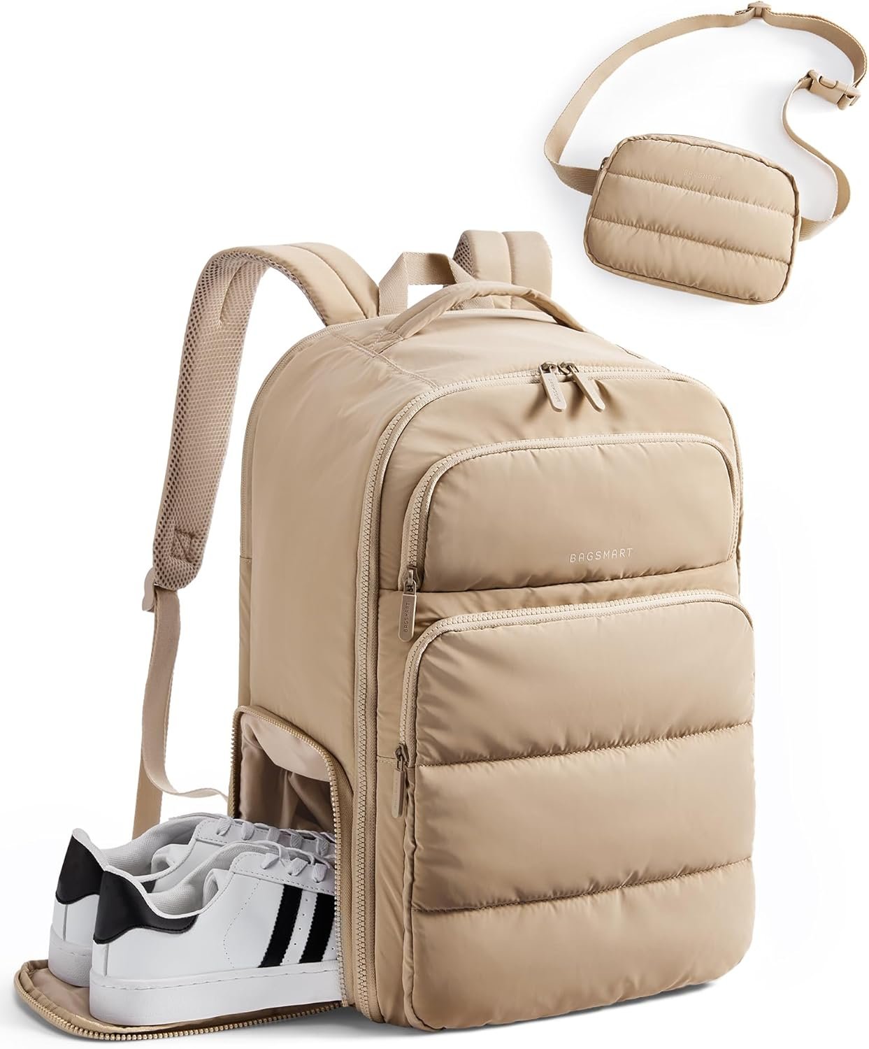 BAGSMART 35L Travel Backpack for Women, 17.3" Carr... - Image 2