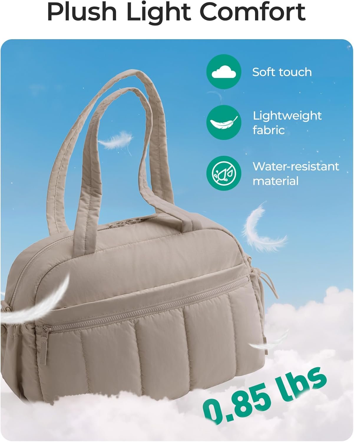BAGSMART Gym Bag for Women, Duffle Bag for Travel ... - Image 5