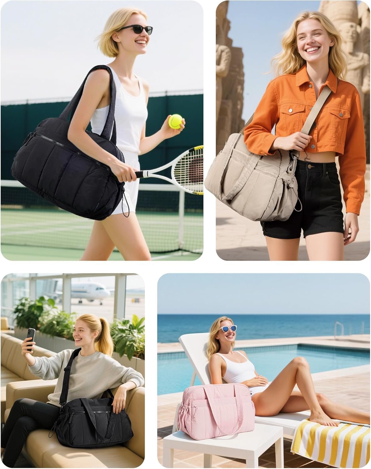 BAGSMART Gym Bag for Women, Duffle Bag for Travel ... - Image 7