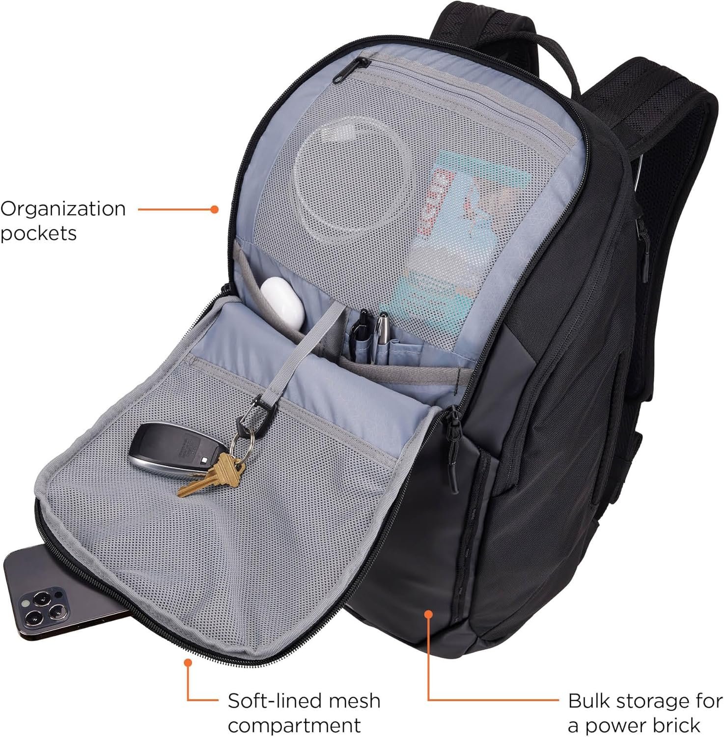 Thule Chasm Backpack 26L, Black - Image 4