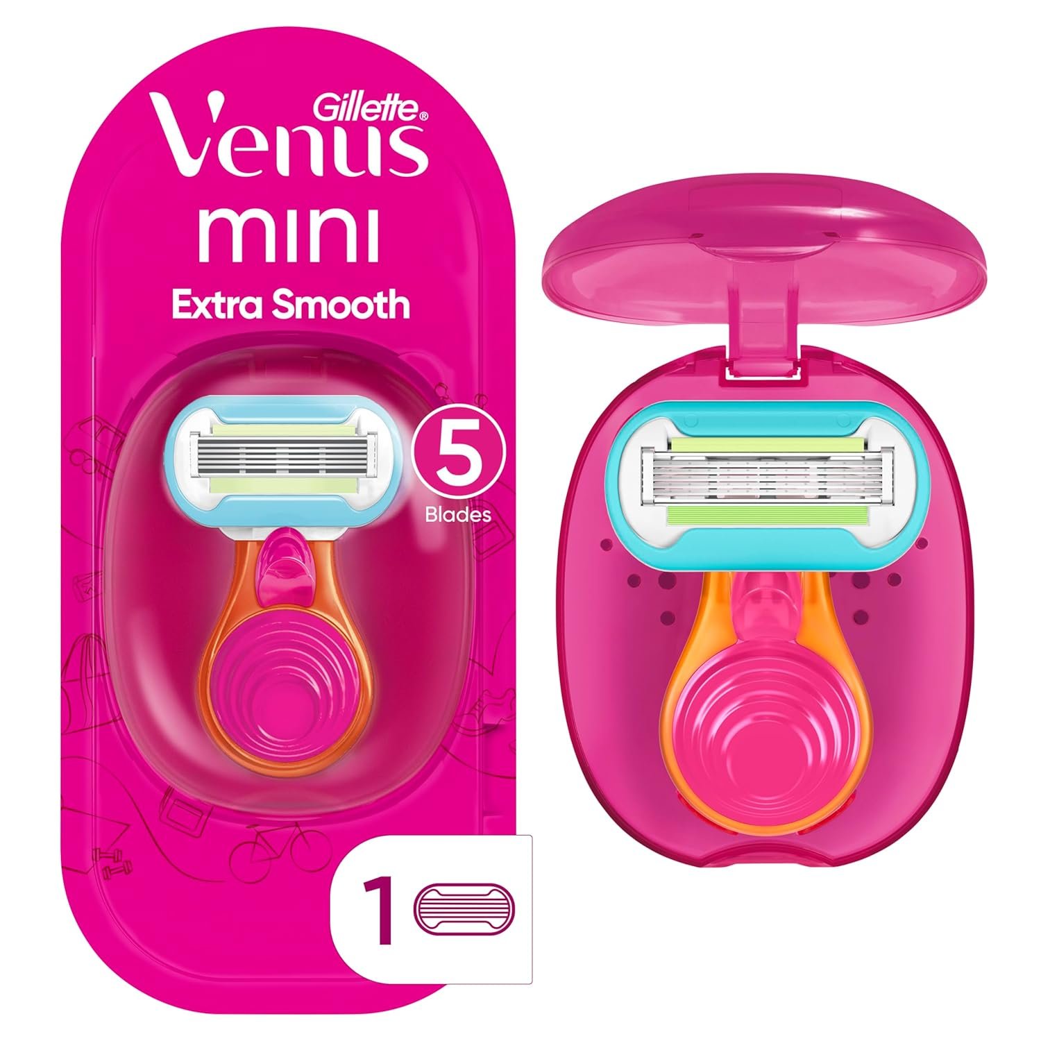 Gillette Venus Extra Smooth Travel Razor Kit for W... - Image 2