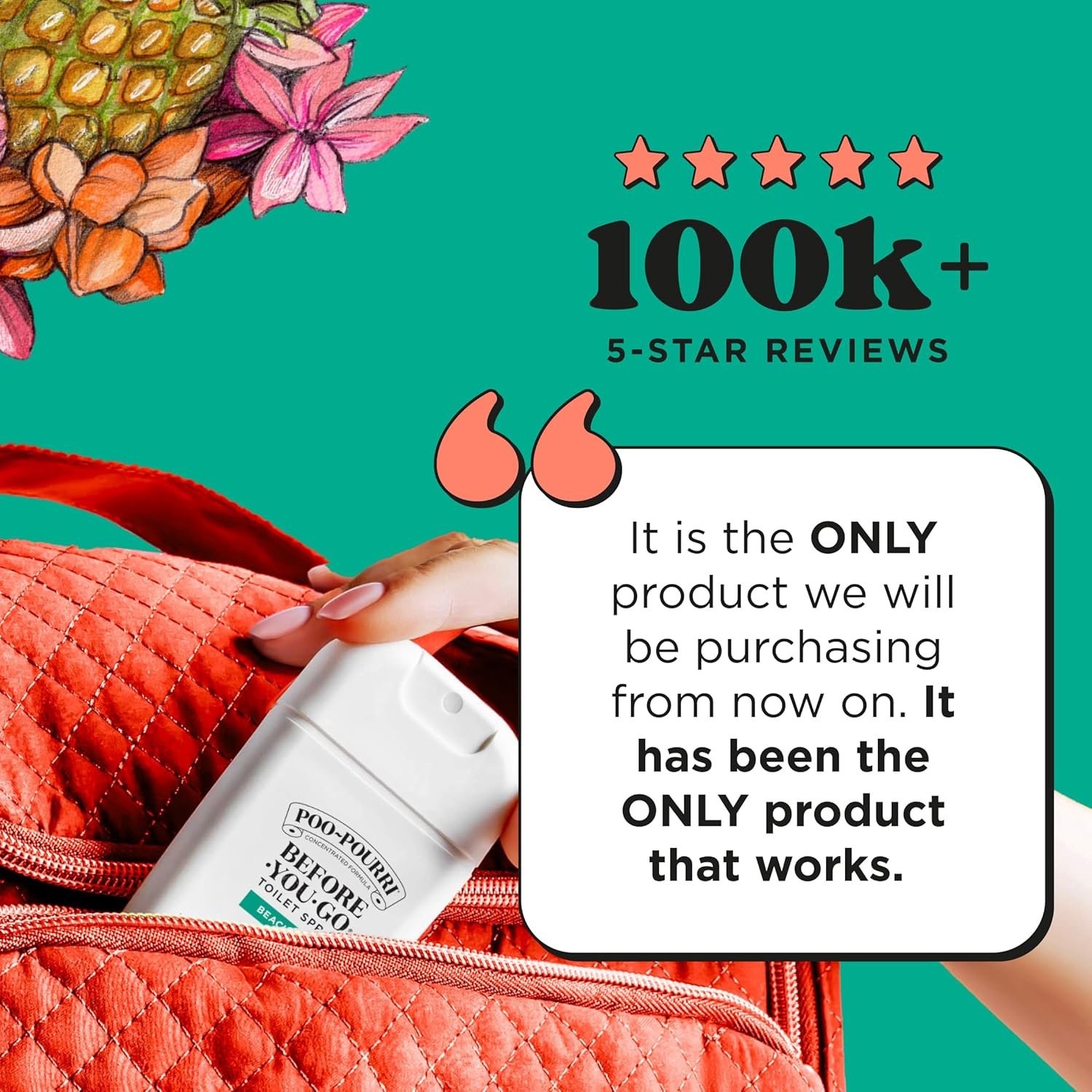 Poo-Pourri Before-You-Go Pocket Toilet Spray, Trav... - Image 4