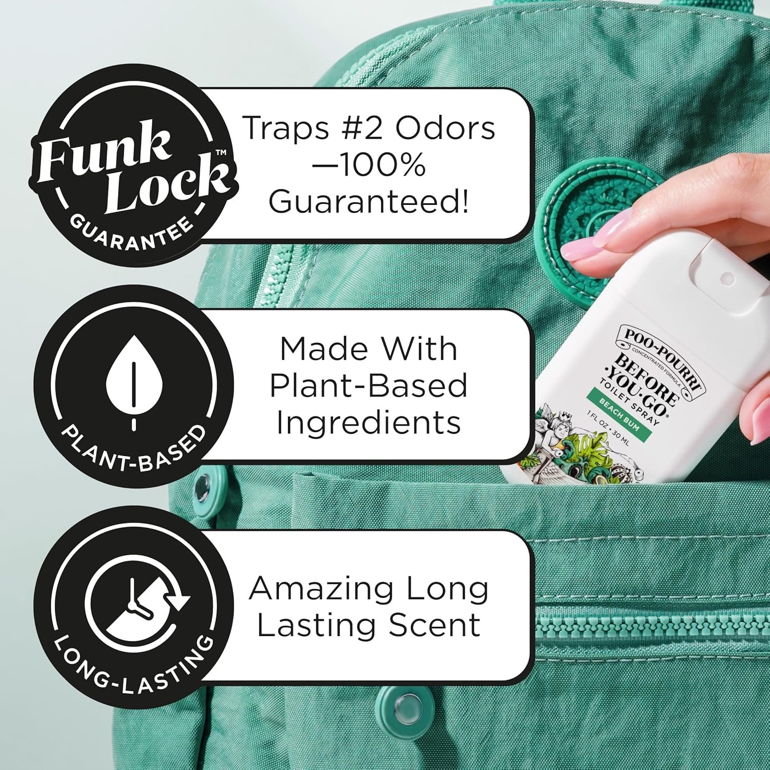 Poo-Pourri Before-You-Go Pocket Toilet Spray, Trav... - Image 3