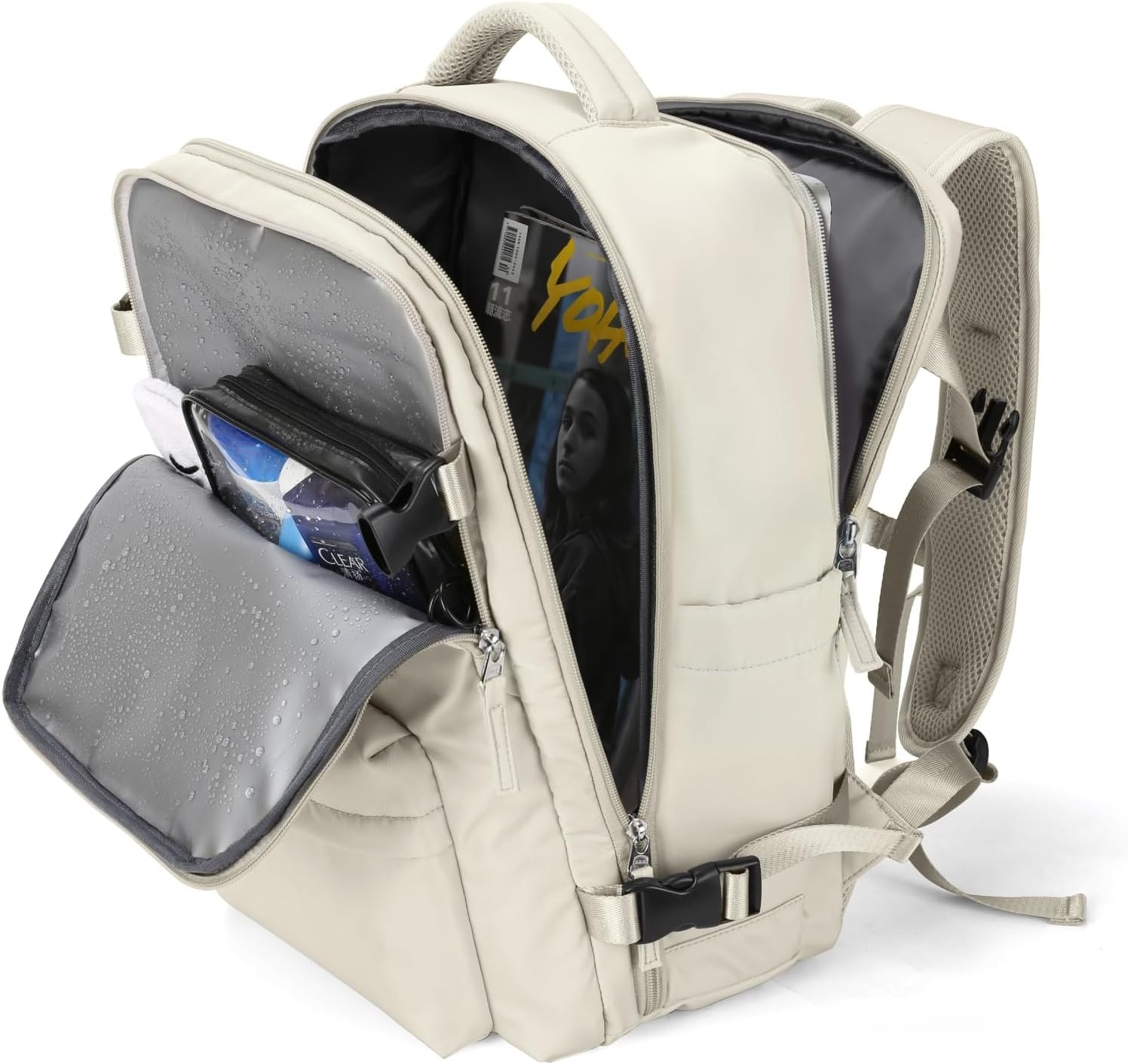 Large Travel Gym Backpack Women Carry On Backpack ... - Image 2