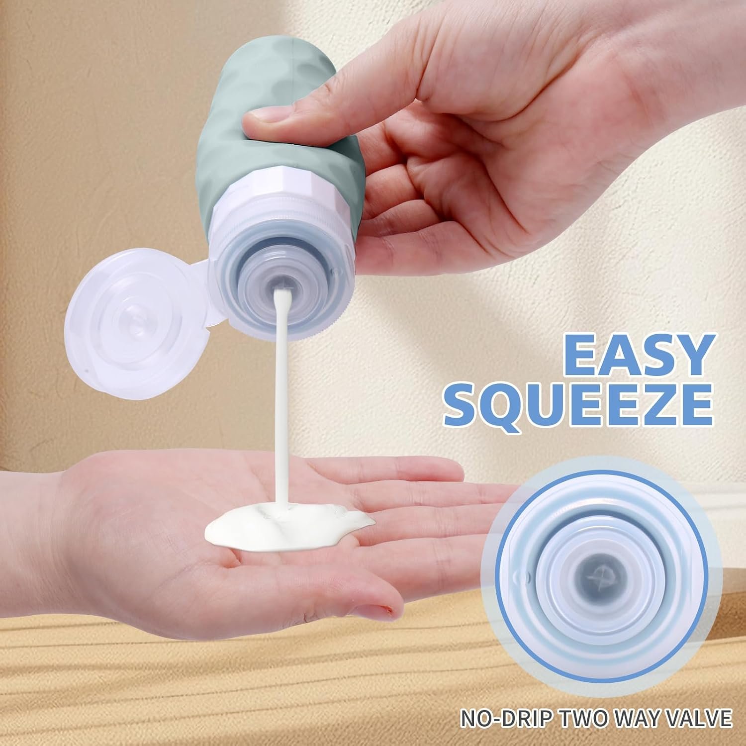 Silevoler Travel Bottles for Toiletries, Silicone ... - Image 4