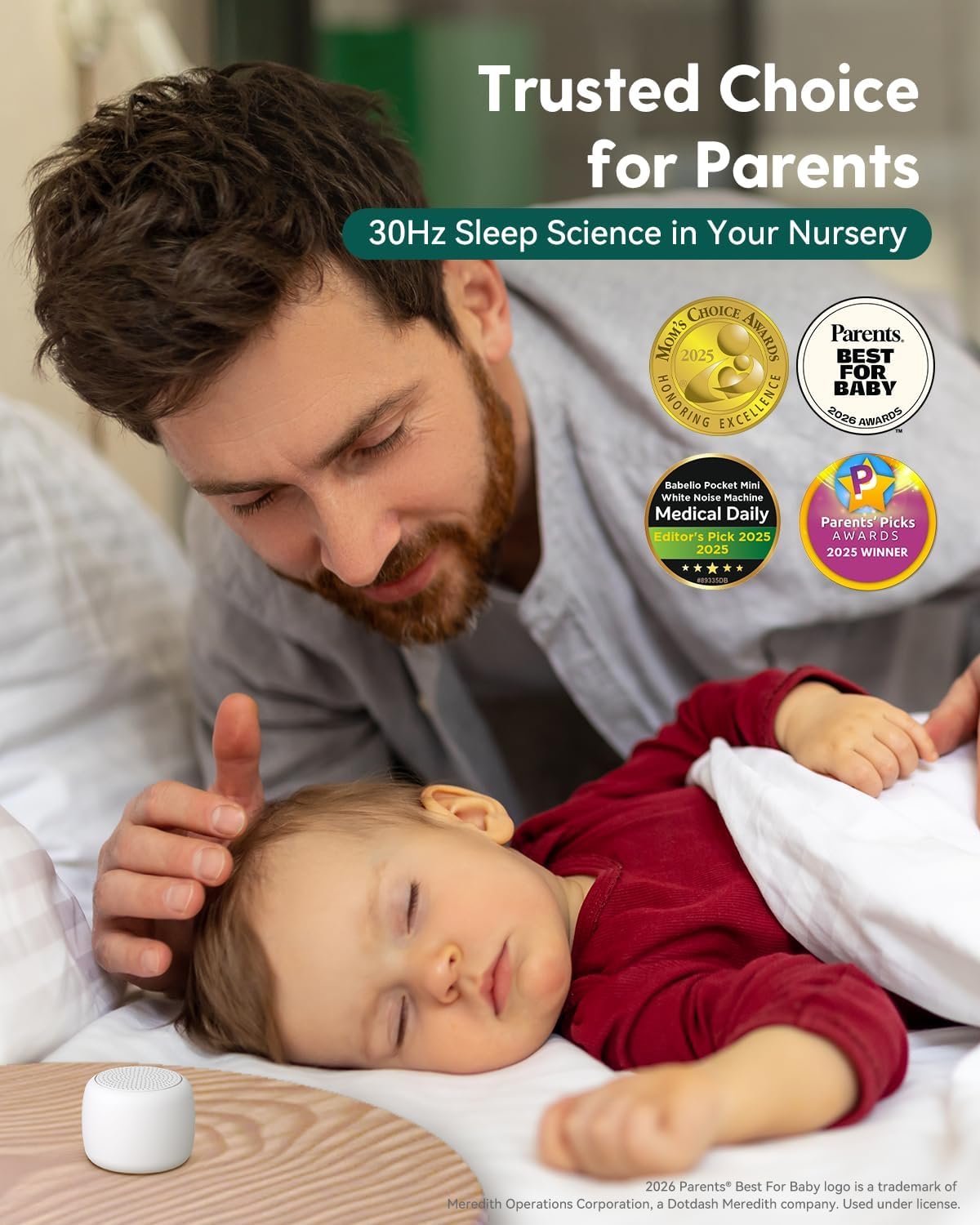 Babelio Pocket Mini Portable White Noise Machine f... - Image 4