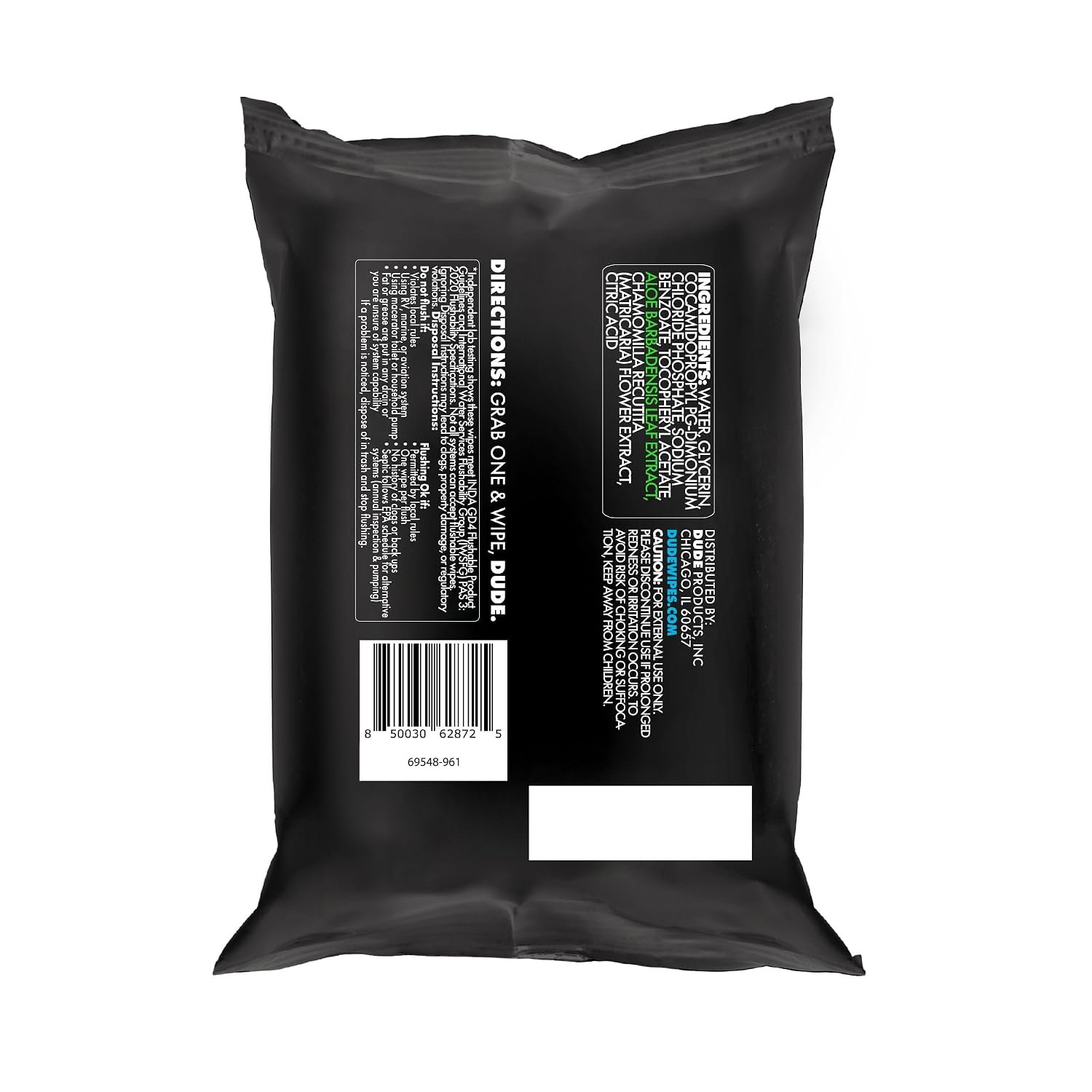 DUDE Wipes Unscented Adult Flushable Travel Wipes,... - Image 9