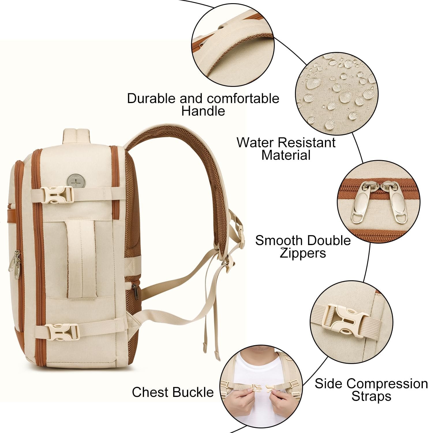 Travel Backpack for Women Airline Approved Carry O... - Image 7