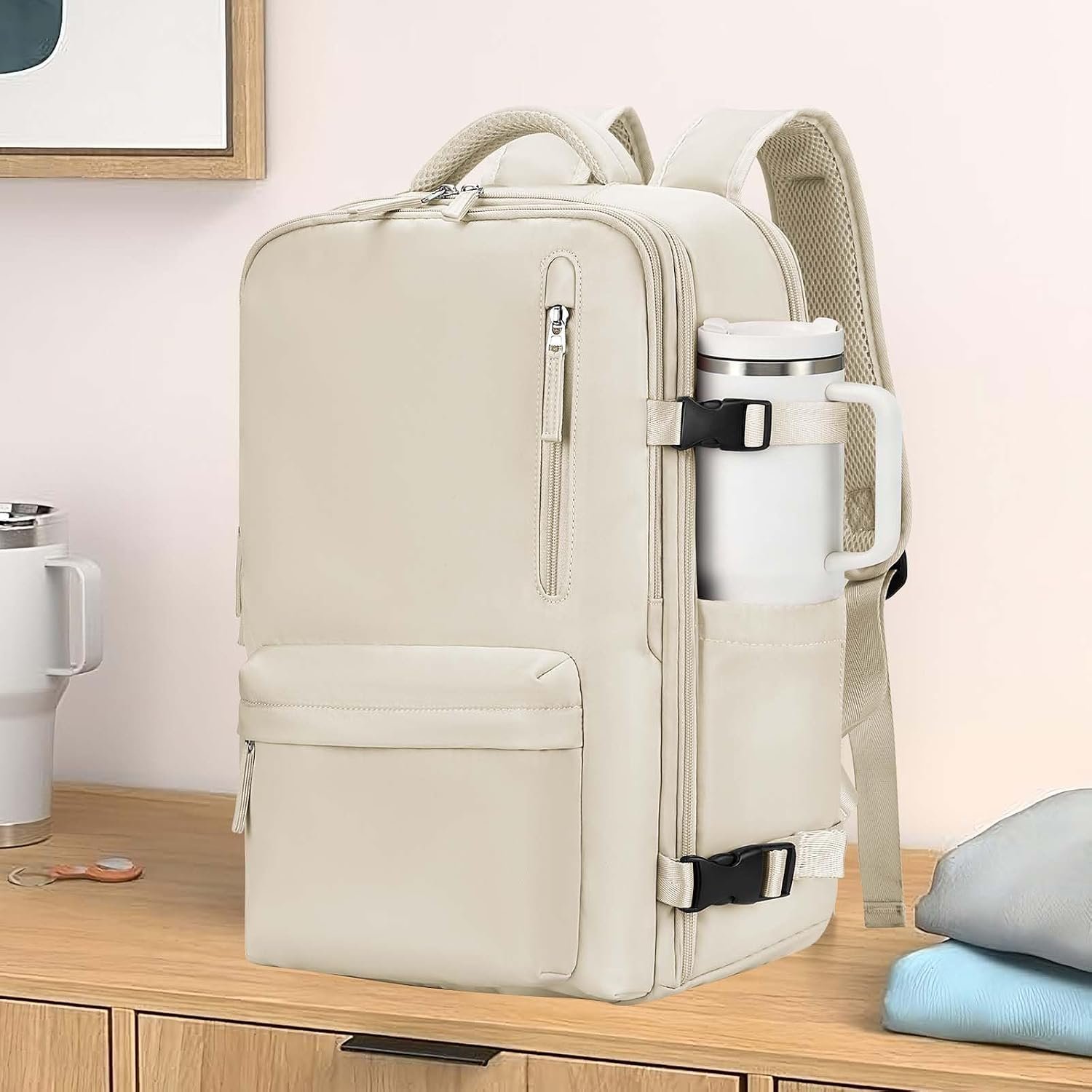 Large Travel Gym Backpack Women Carry On Backpack ... - Image 3