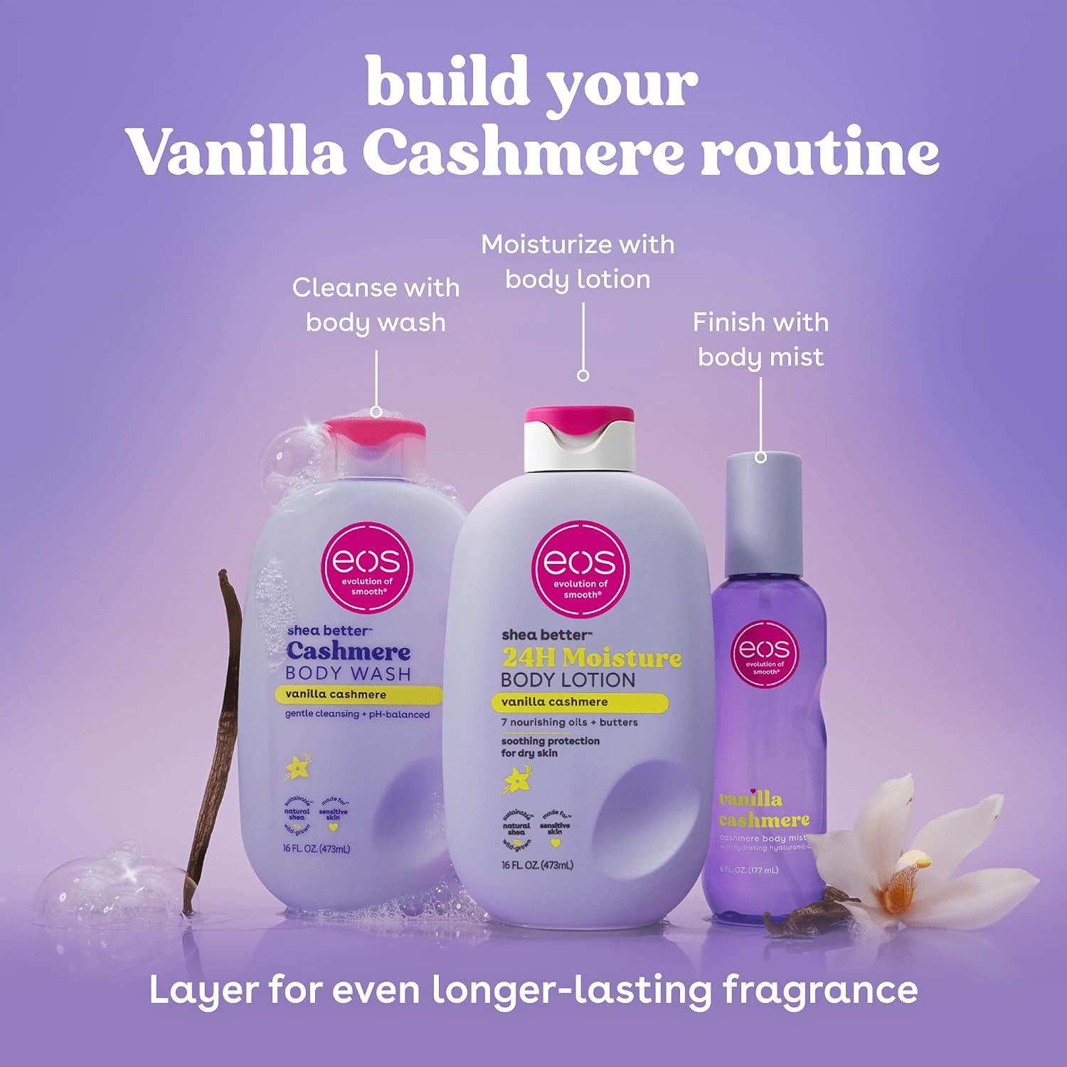 eos 24H Moisture Travel Body Lotion- Vanilla Cashm... - Image 9