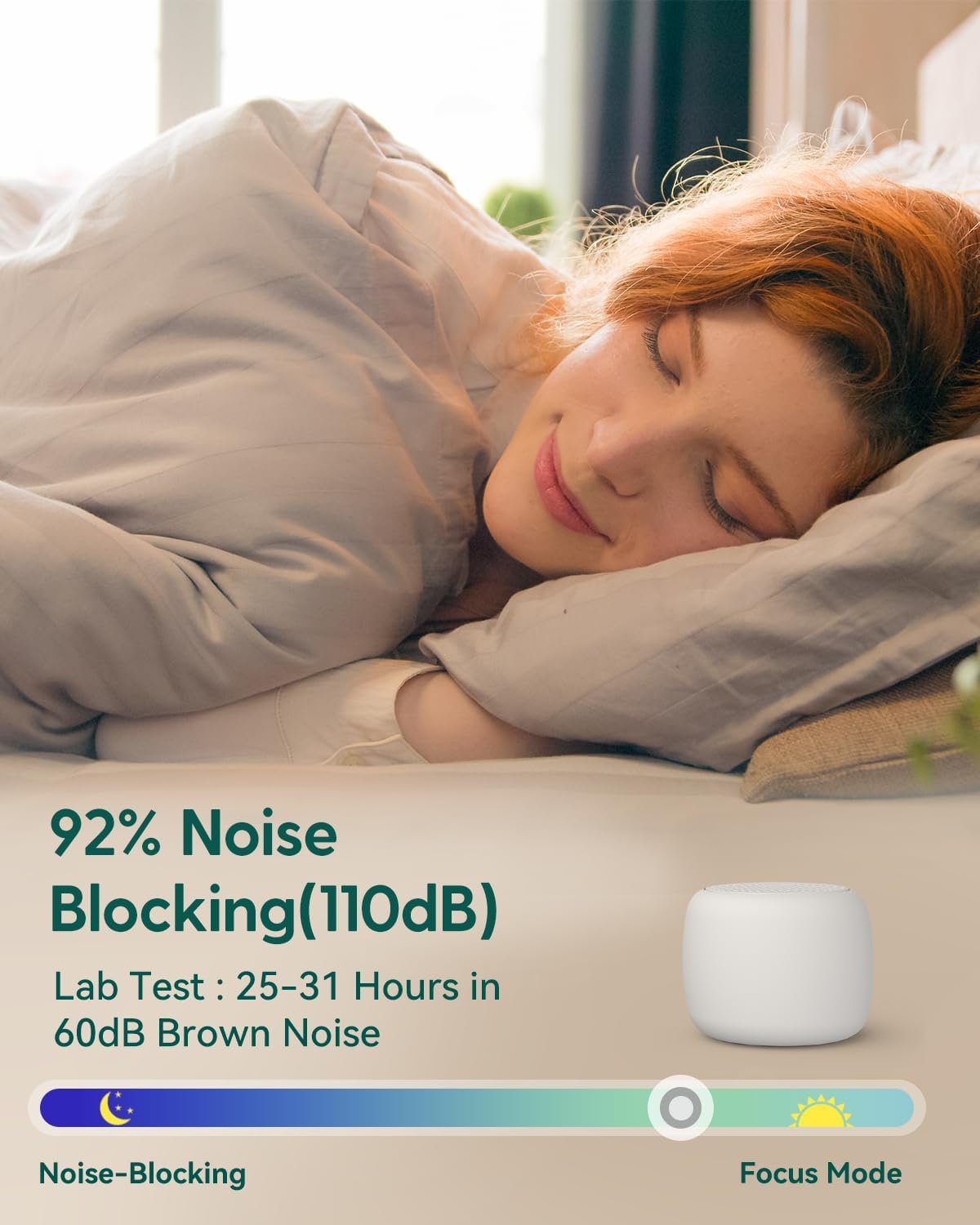 Babelio Pocket Mini Portable White Noise Machine f... - Image 5