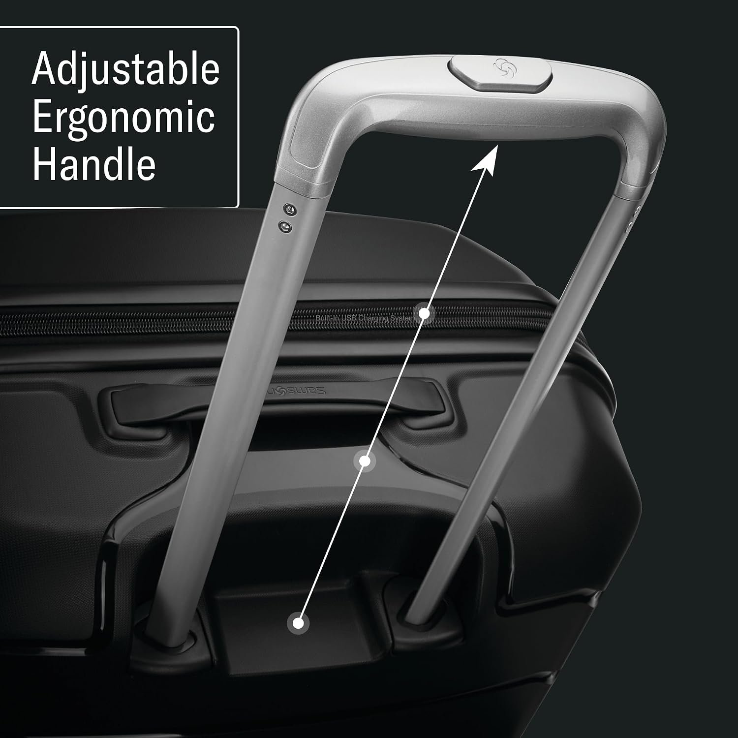 Samsonite Freeform Hardside Carry-On Luggage with ... - Image 5