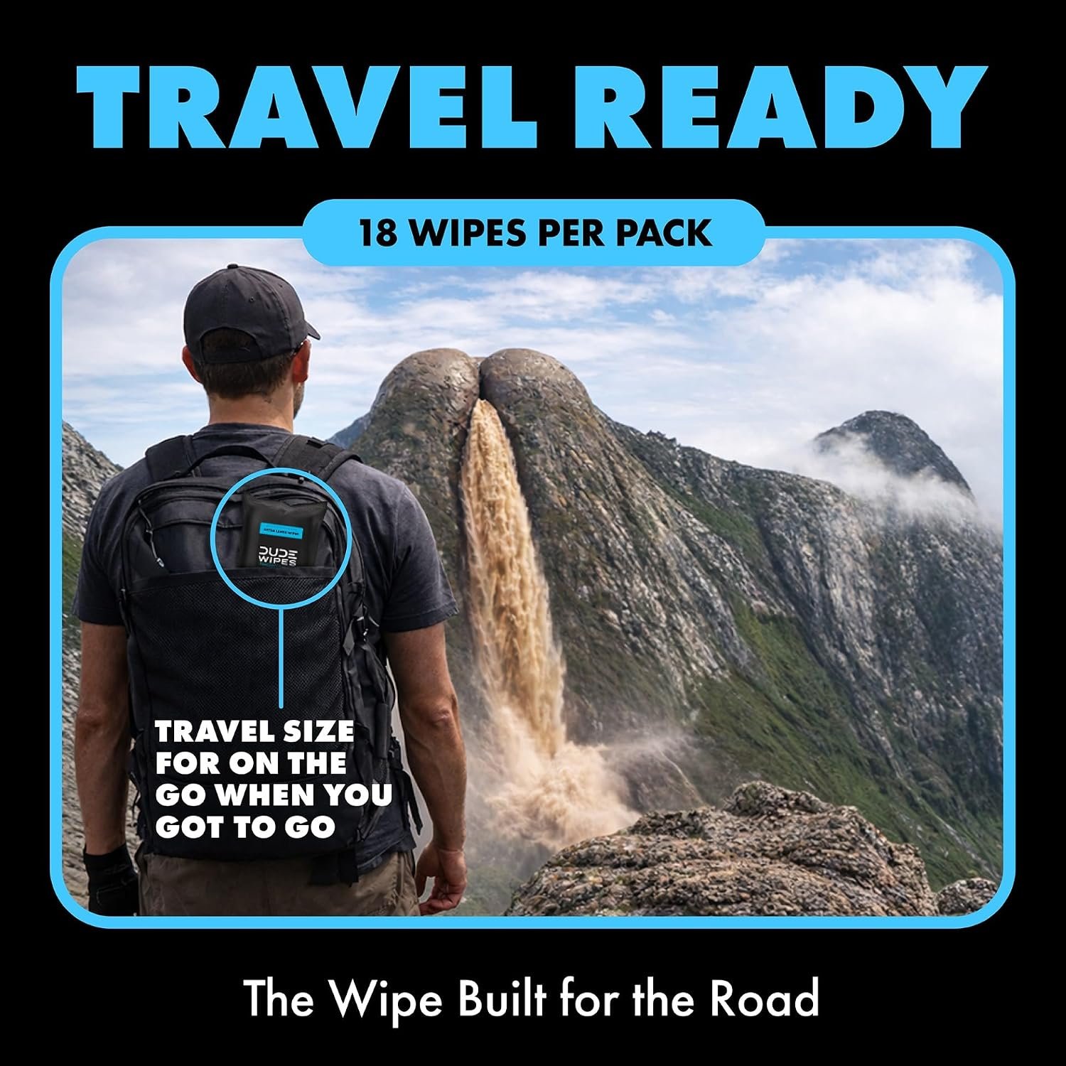 DUDE Wipes Unscented Adult Flushable Travel Wipes,... - Image 3