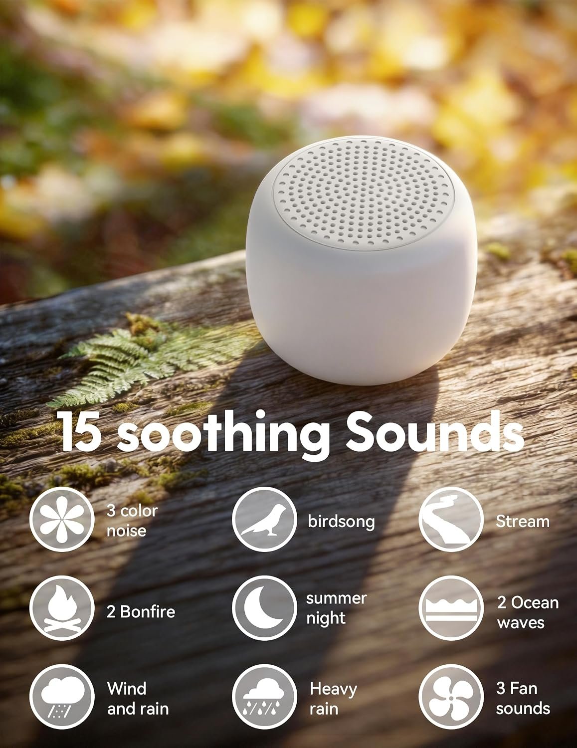 Babelio Pocket Mini Portable White Noise Machine f... - Image 3