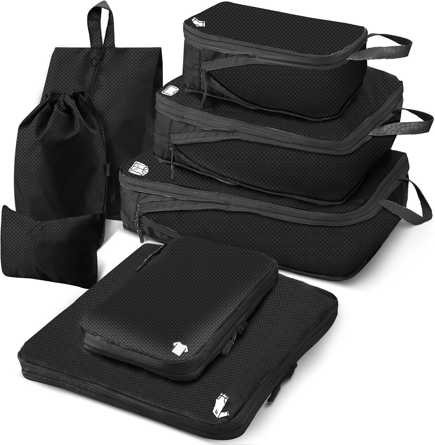 Compression Packing Cubes for Travel, Lightweight ... - Image 2