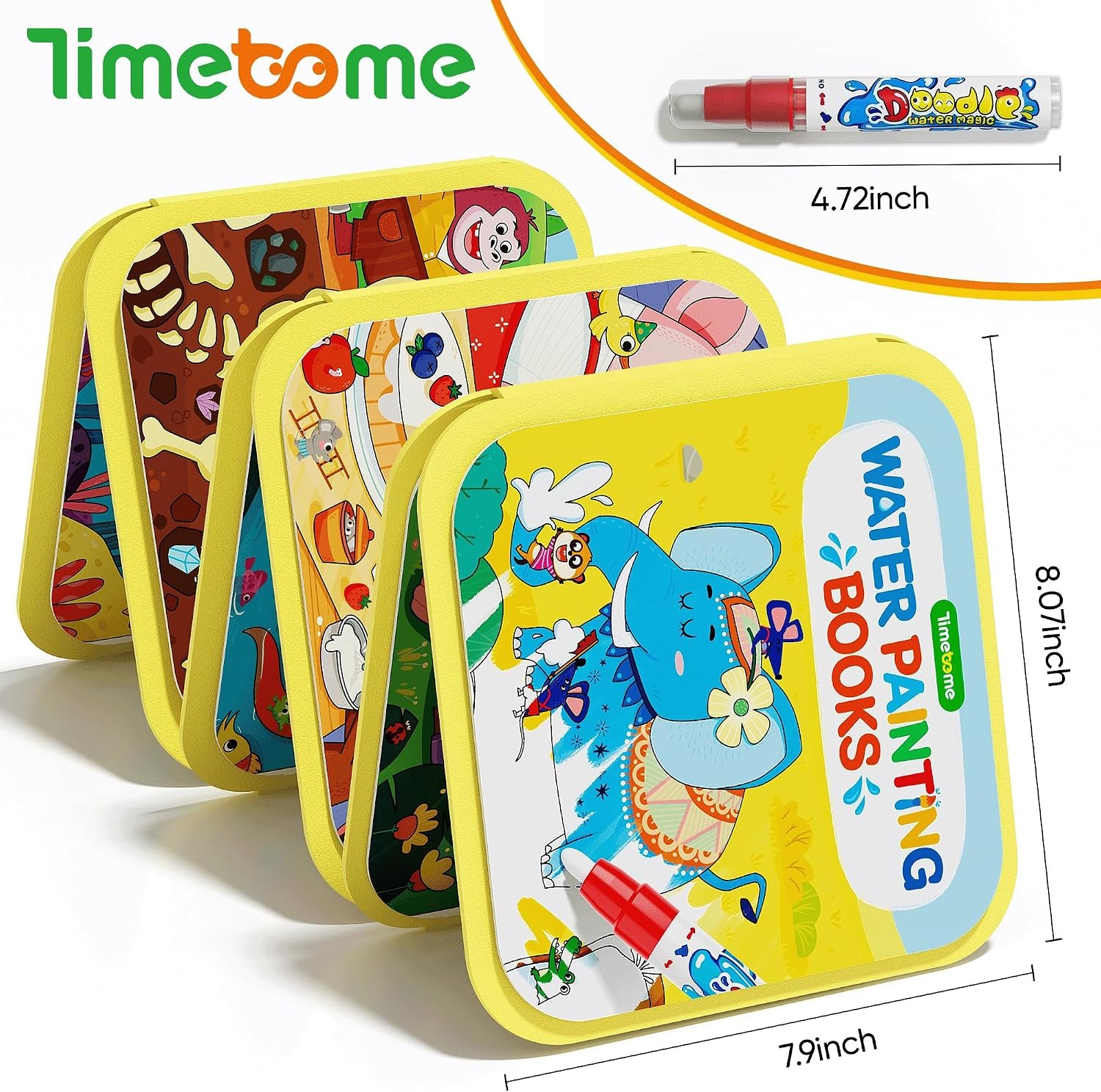 Timetome Water Painting Books for Kids Ages 3-6 | ... - Image 3