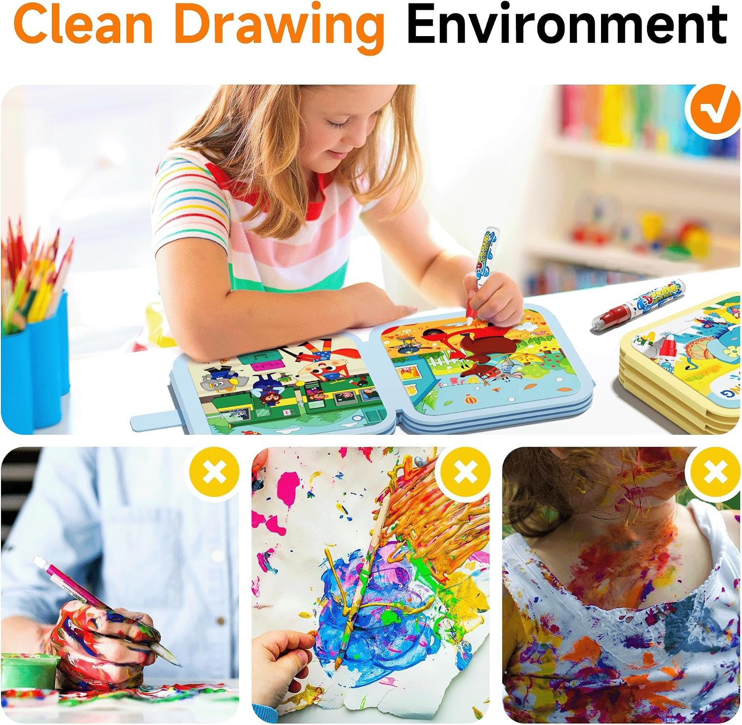 Timetome Water Painting Books for Kids Ages 3-6 | ... - Image 5