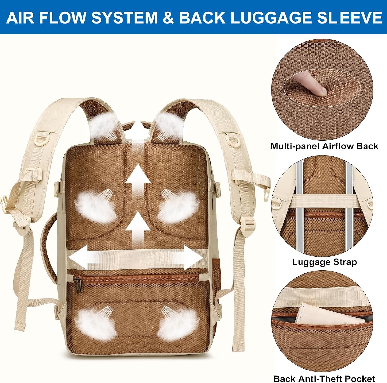 Travel Backpack for Women Airline Approved Carry O... - Image 8