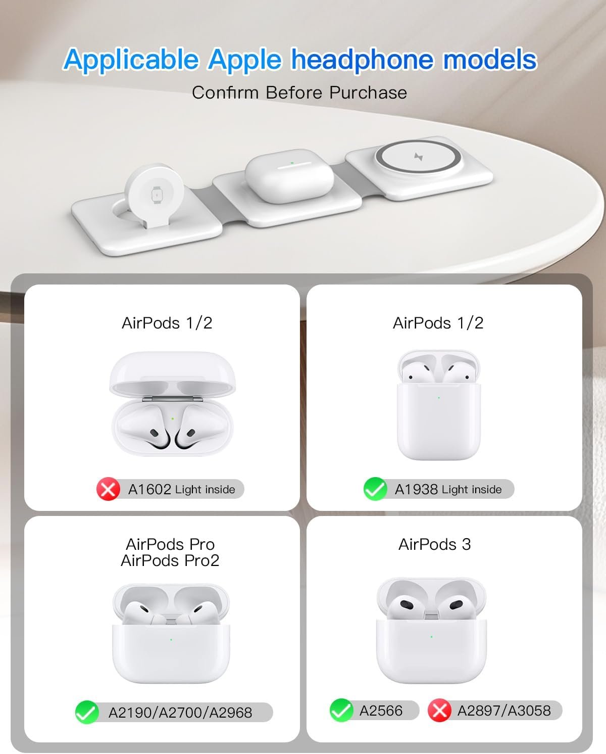 Charging Station for Apple Multiple Devices - 3 in... - Image 6